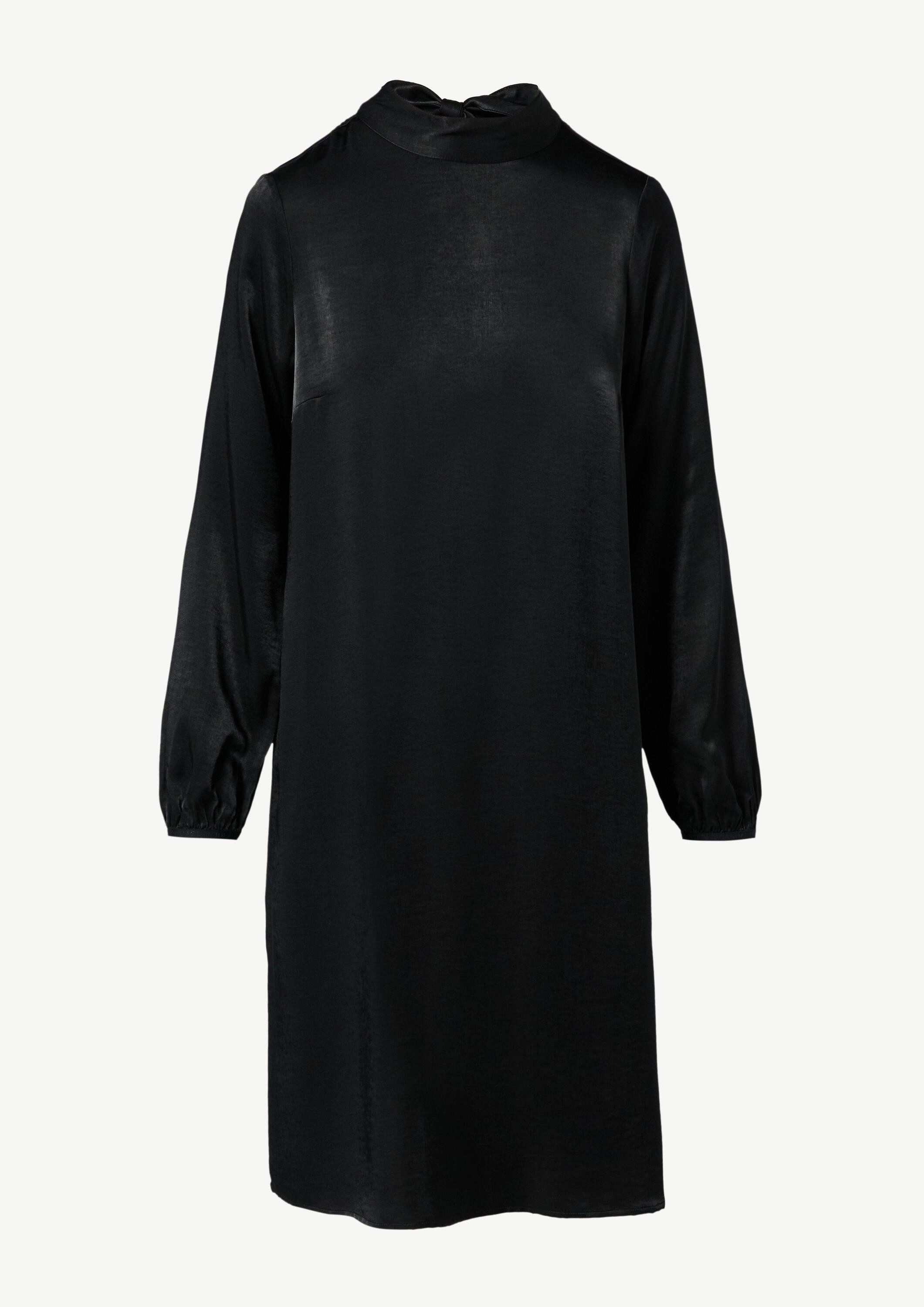 comma Minikleid Kleid Viskosemix-Kleid mit Bindedetail