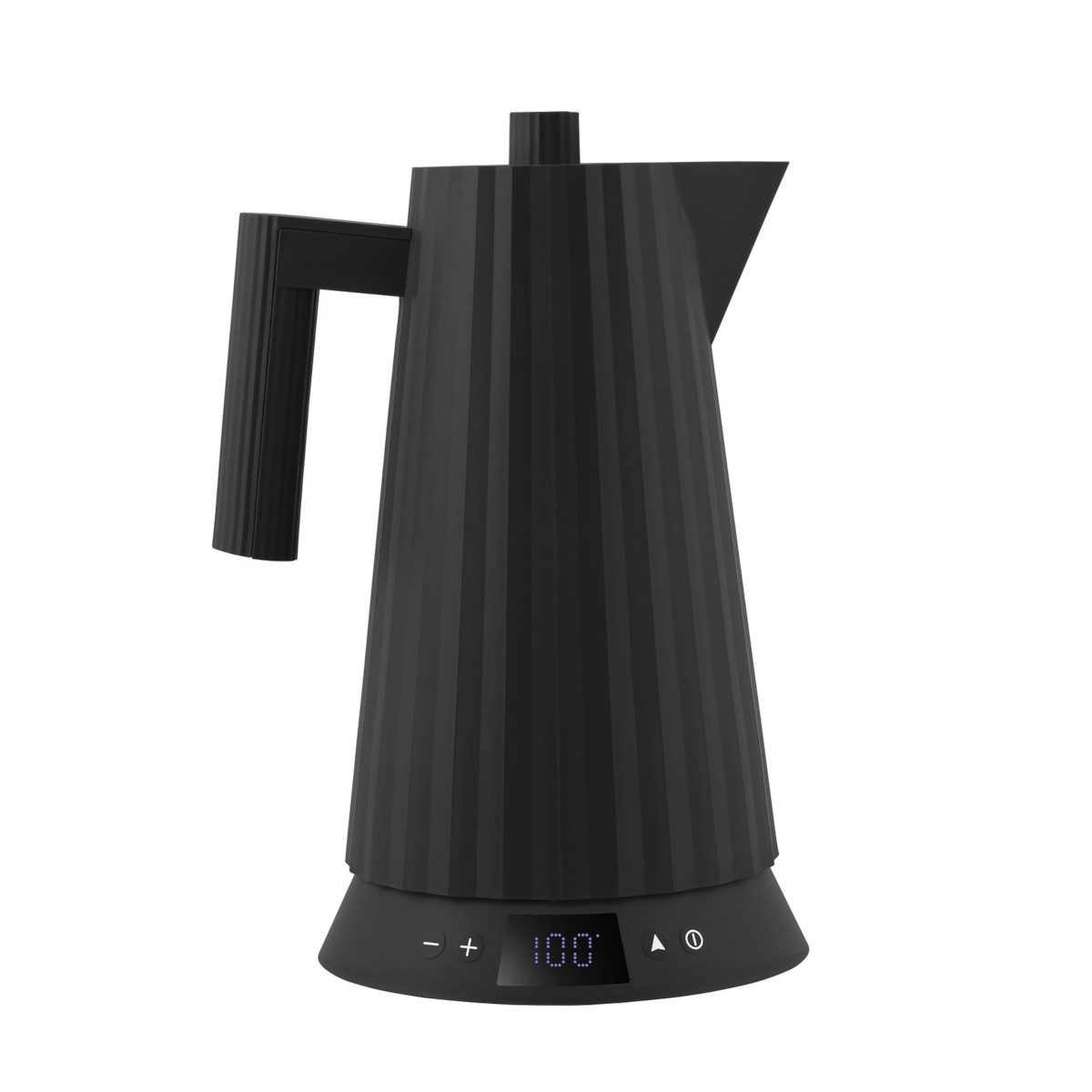 Alessi Wasserkocher Wasserkocher Plissé 1.7l, einstellbar - Farbwahl, 1.70 l, Mit Temperaturregler von 30°C bis 100°C und Display