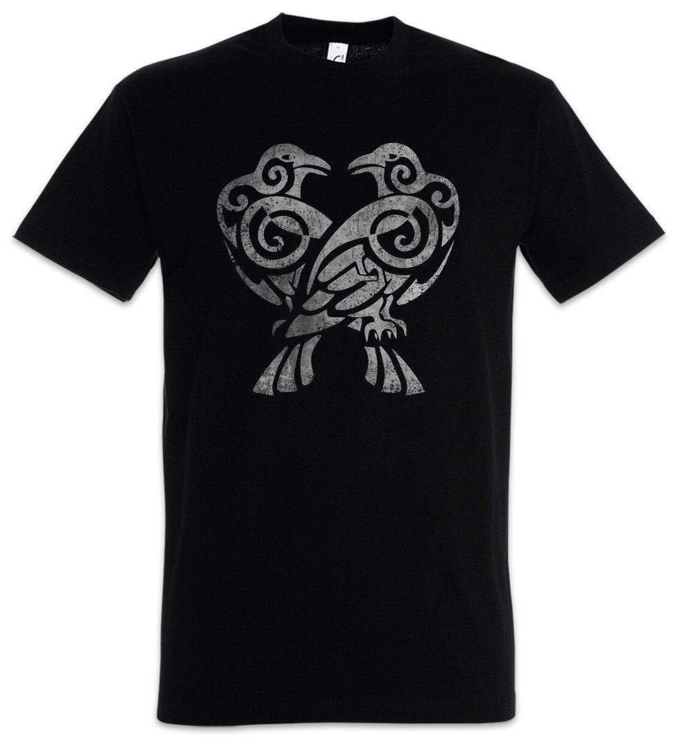 Urban Backwoods Print-Shirt Hugin And Munin IV Herren T-Shirt Runen Runes R günstig online kaufen