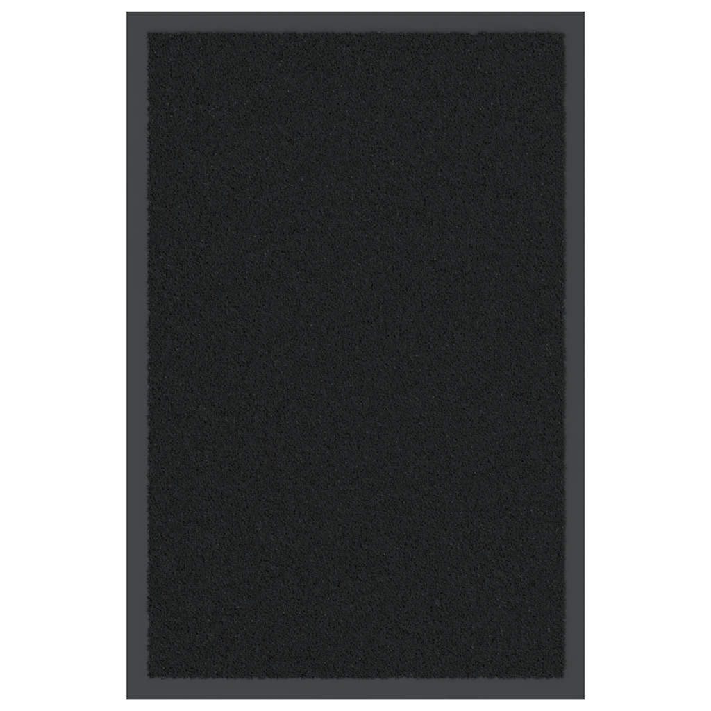 vidaXL Fußmatte, Fußmatte Schwarz 40x60 cm günstig online kaufen