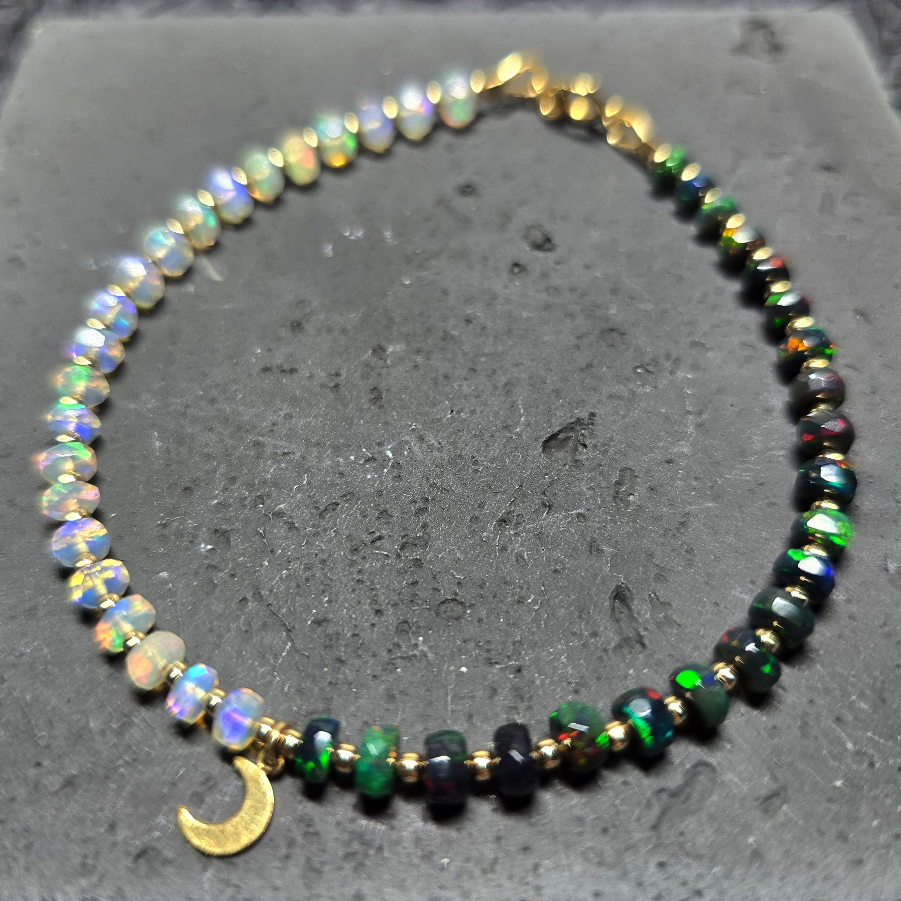 GOLDEN Armband Opal Armband, Welo Opal, natürlich, facettiert, Geburtsstein günstig online kaufen