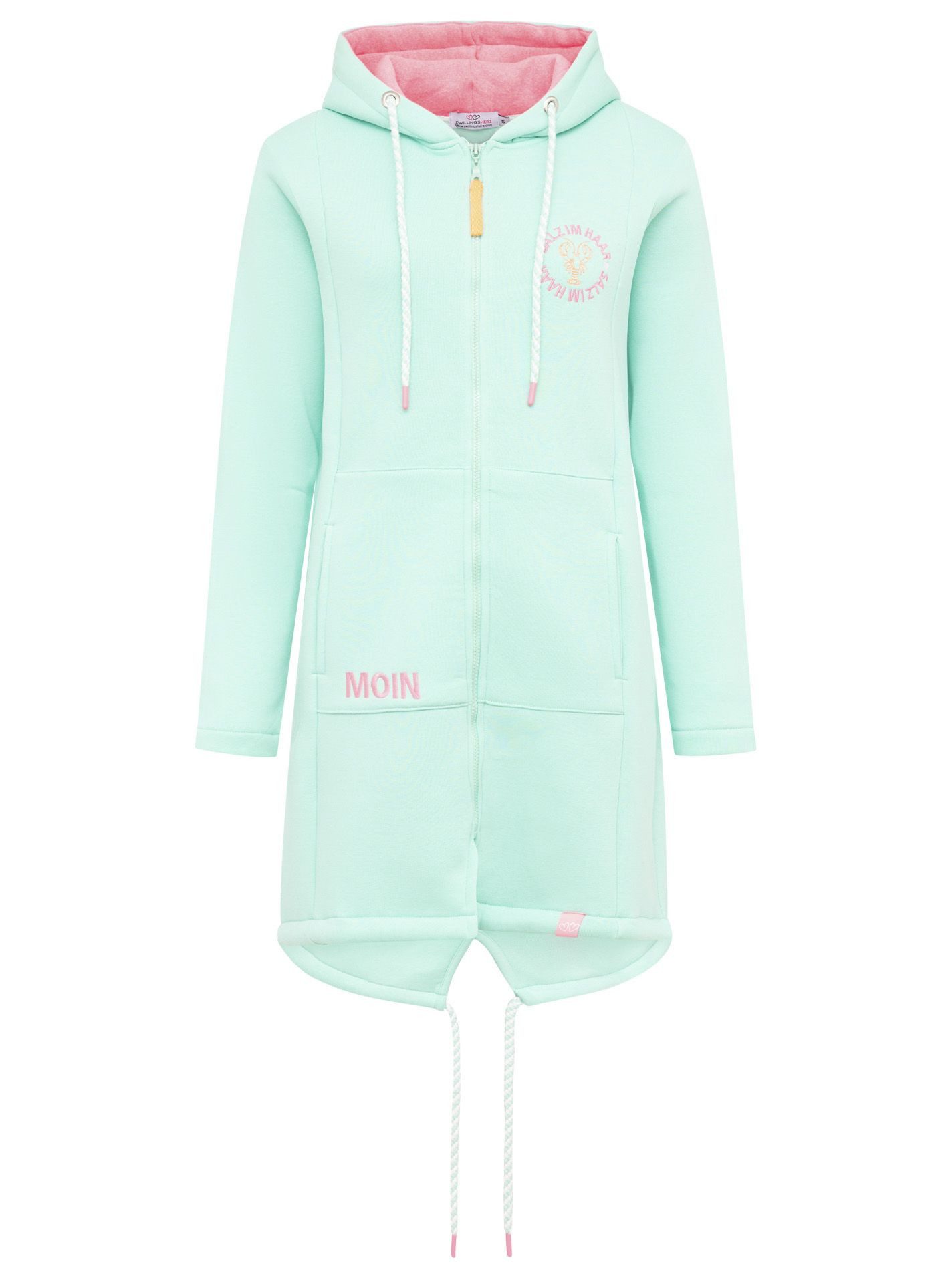 Zwillingsherz Kapuzensweatjacke günstig online kaufen