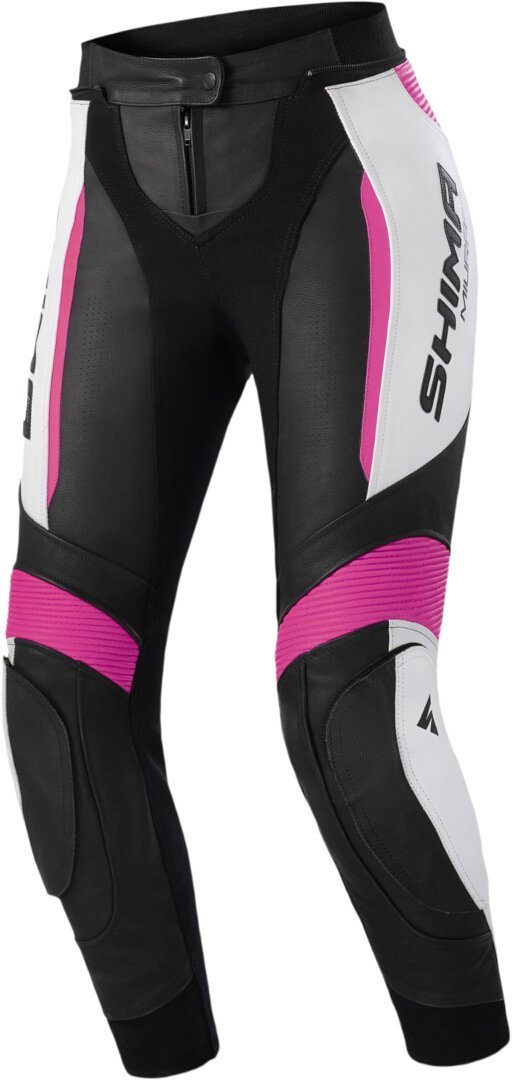 Black/Fuchsia Damen 2.0 Lederhose Motorradhose SHIMA Miura Motorrad