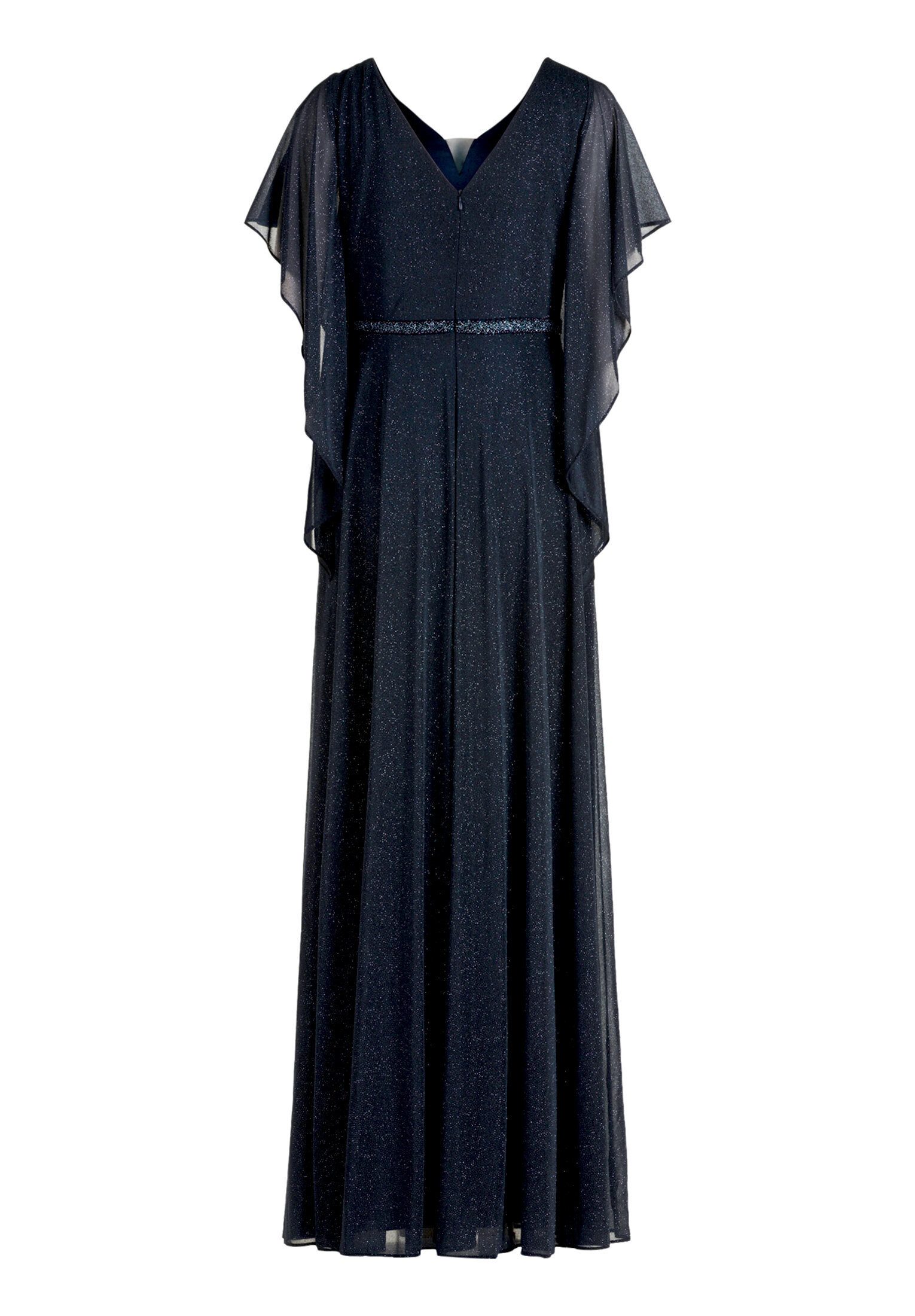 Vera Mont Abendkleid Damen im Glitzer-Look Falten