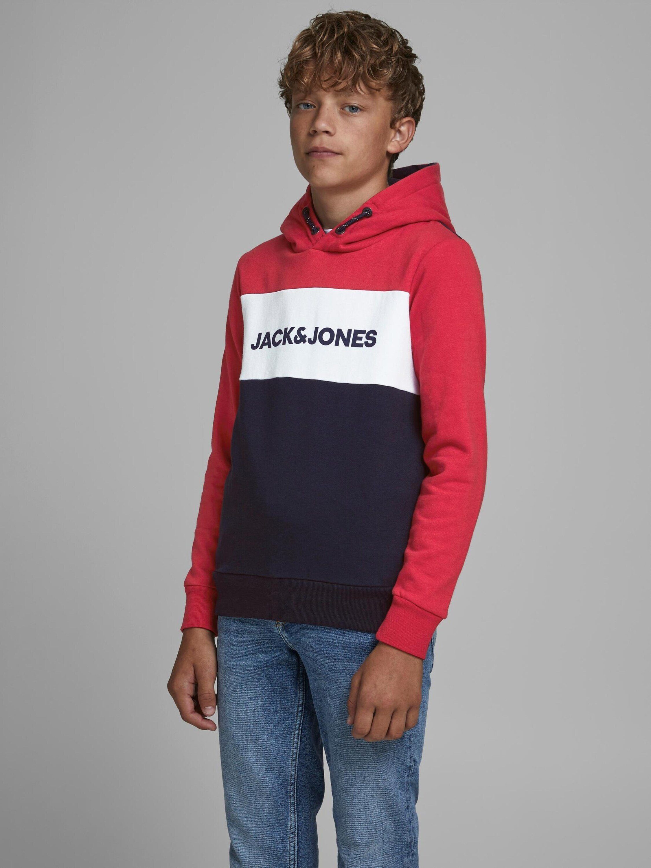 Jack tango (1-tlg) Sweatshirt Jones & Junior red