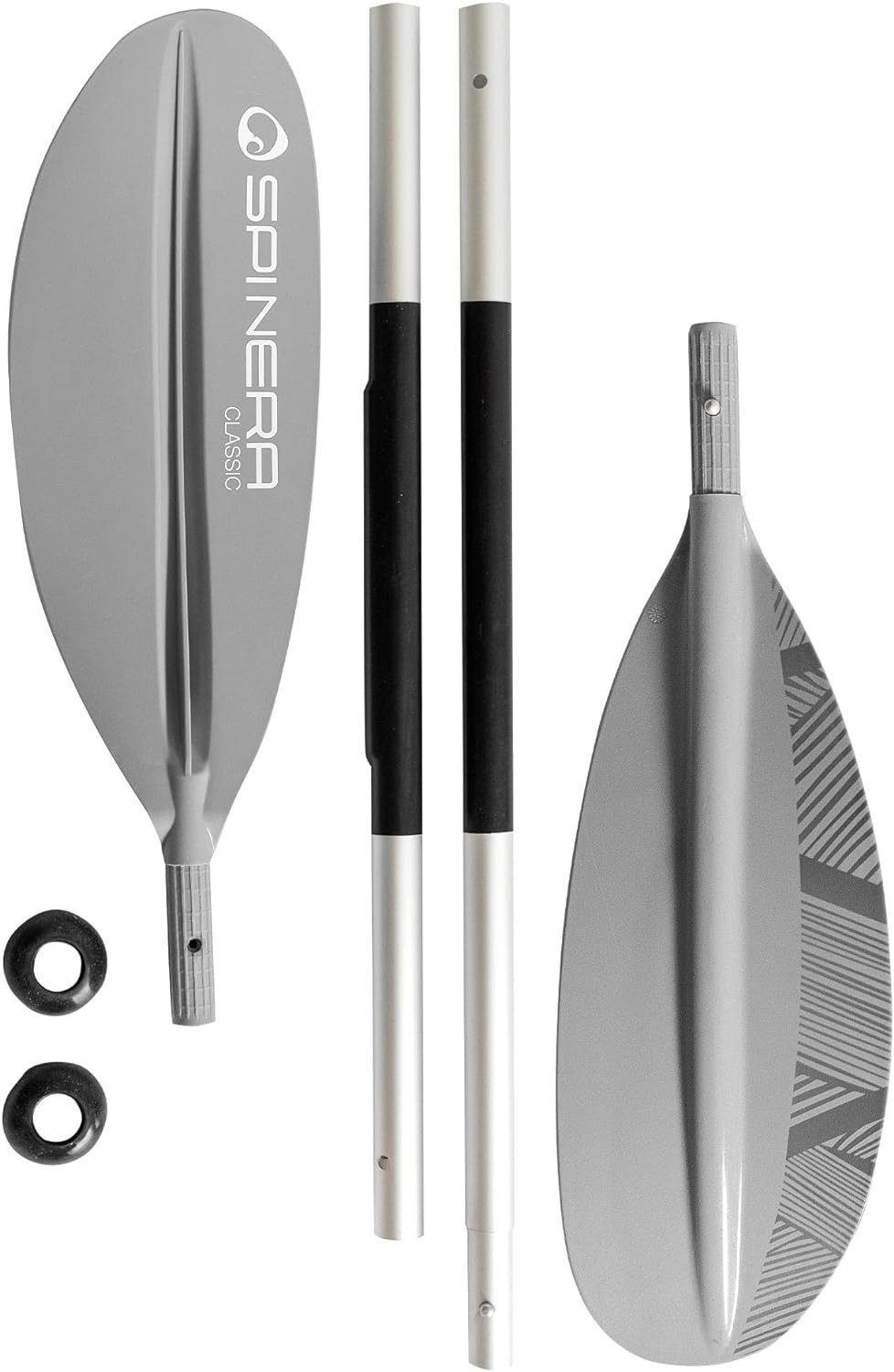 Spinera Spinera Kayak Paddle Classic grey Alu 4-teilig 230cm Kajakpaddel SUP-Paddel