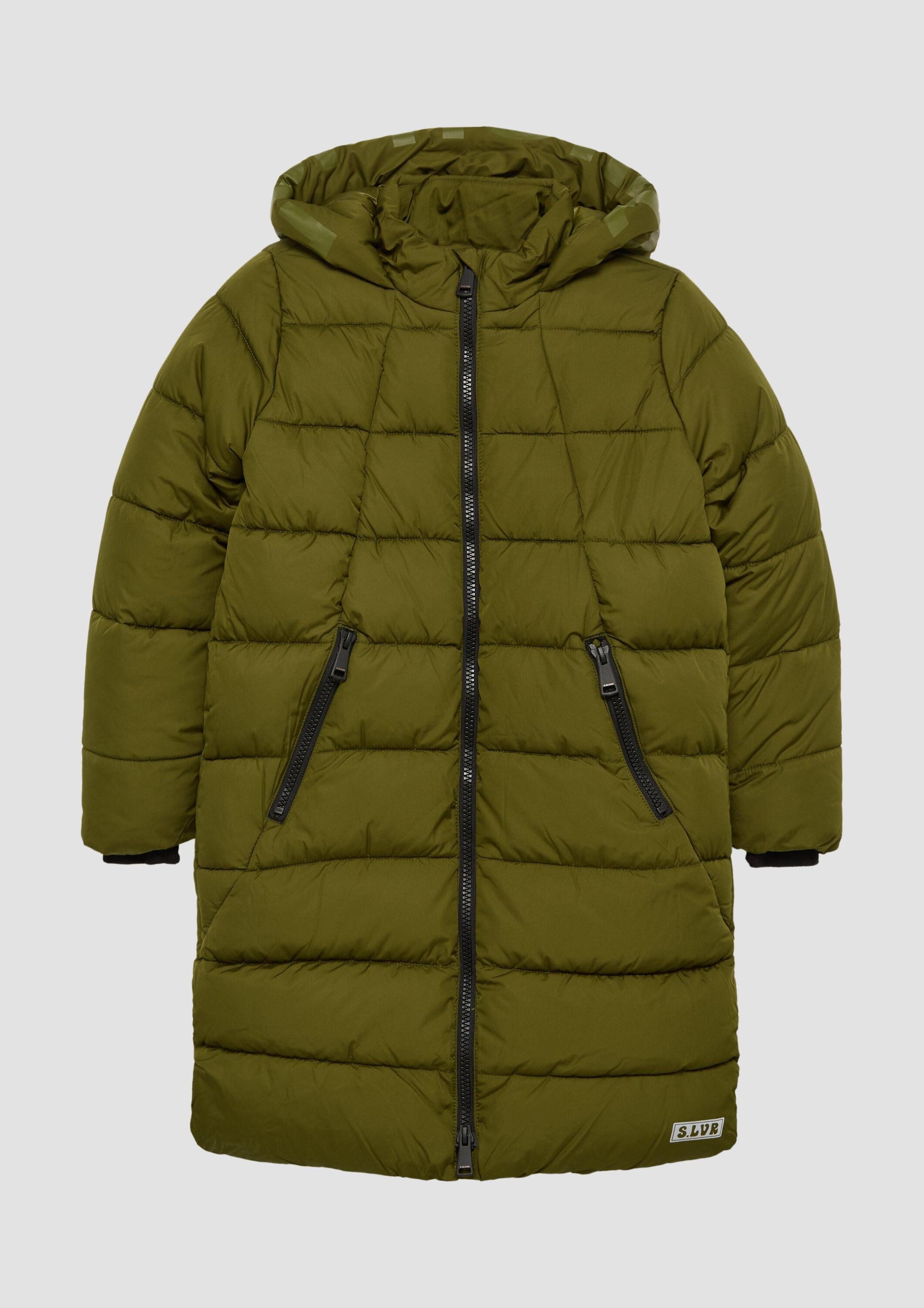 s.Oliver Wintermantel Outdoor-Mantel Warmer Mantel im Loose Fit mit Zwei-Wege-Zipper