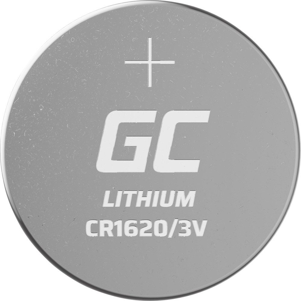 Green Cell Green Cell Knopfzelle CR1620 3 V 10 St. 70 mAh Lithium CR1620 Knopfzelle