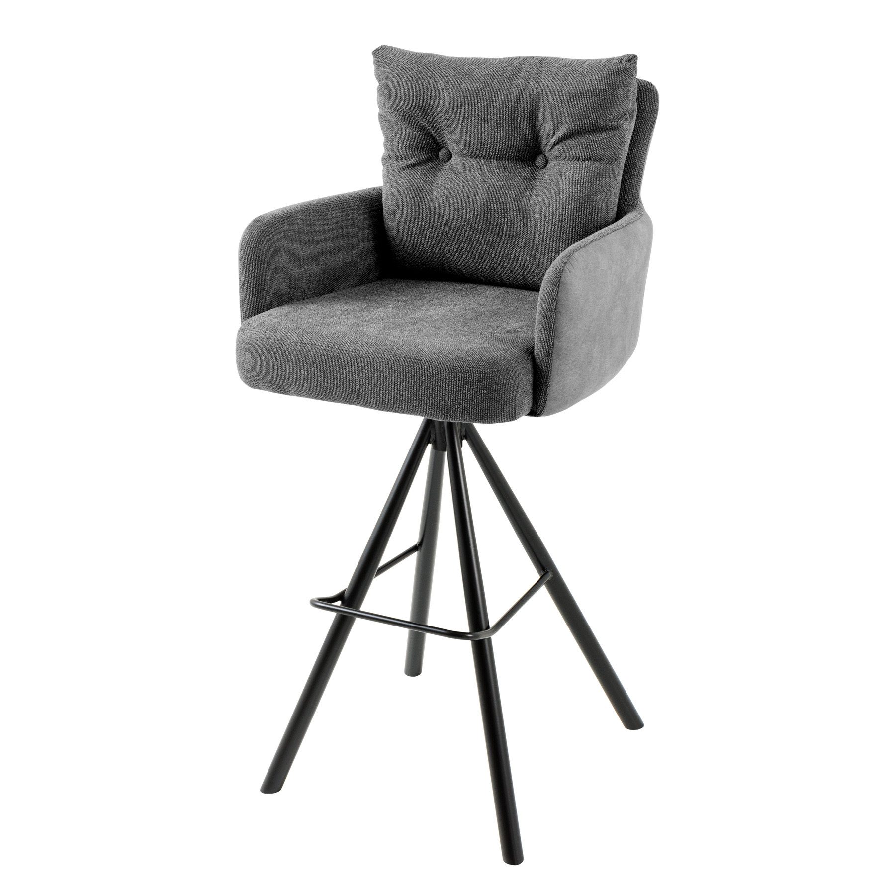 riess-ambiente Barhocker BIG GEORGE anthrazit / günstig online kaufen