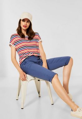 STREET ONE 3/4-Hose Street One Casual Fit Bermuda in Lake Blue (1-tlg) Taschen