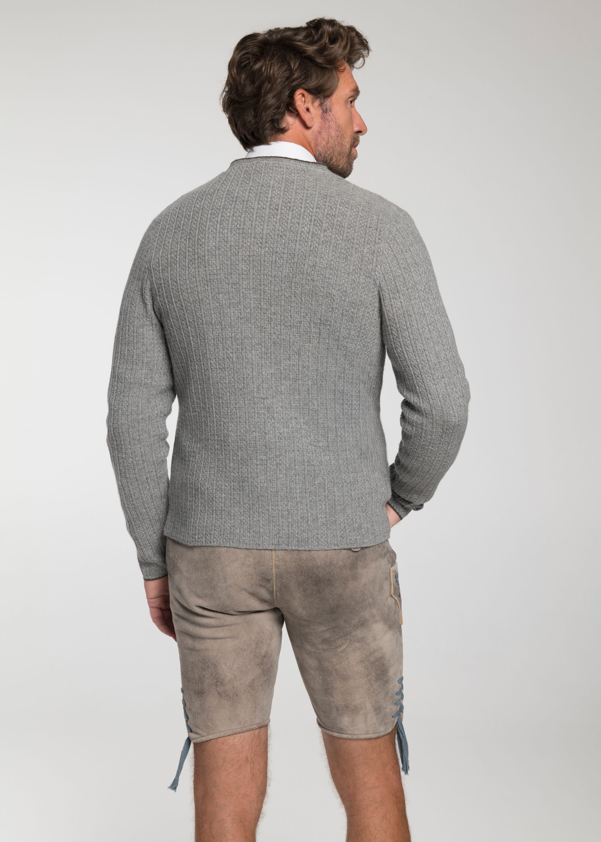 Spieth & Wensky Trachtenstrickjacke Gerber (1-tlg) mit Holzknöpfe