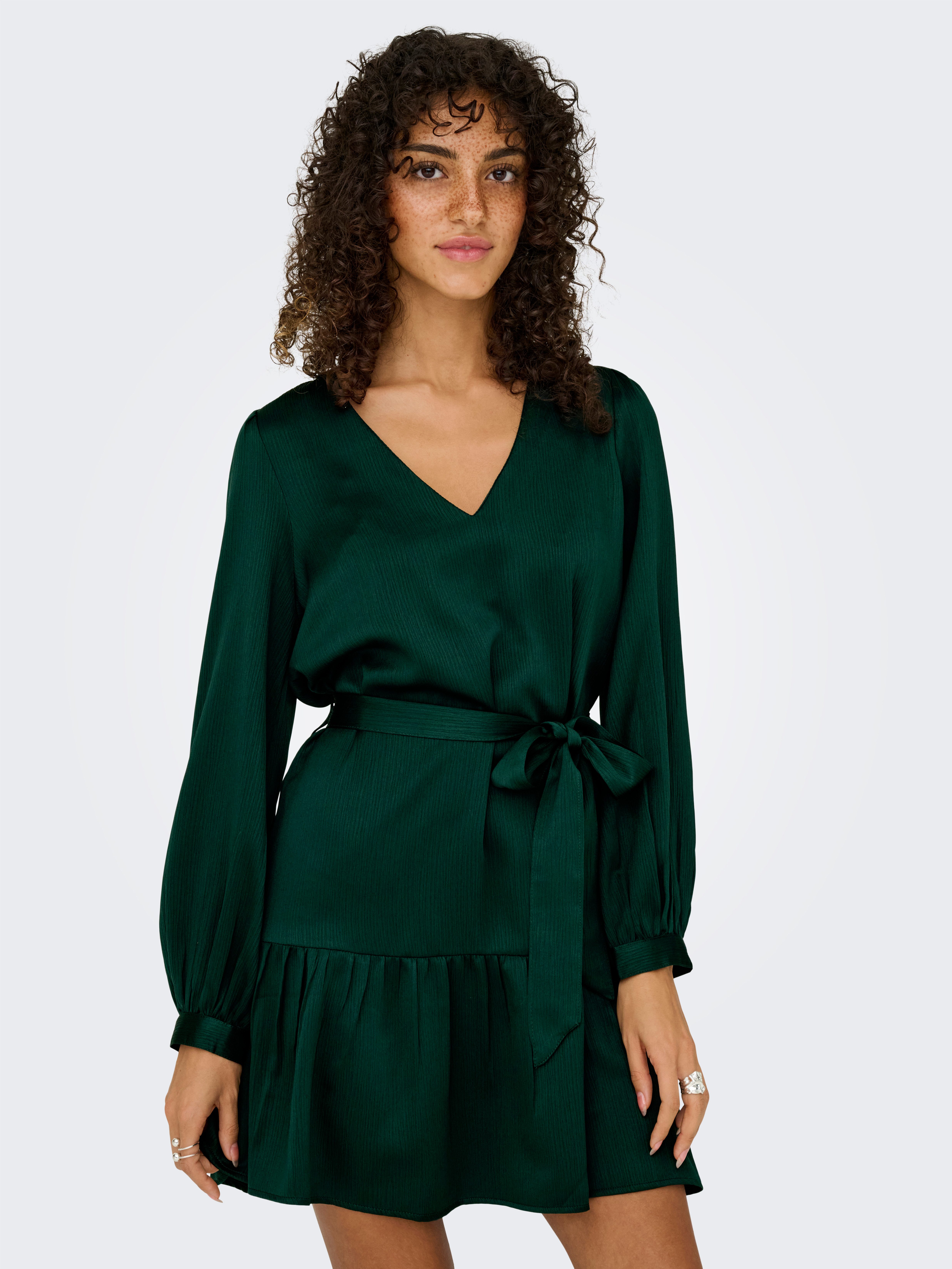 ONLY Tunikakleid ONLNEW ALENA LIFE L/S SHORT DRESS WVN Sommerkleid günstig online kaufen