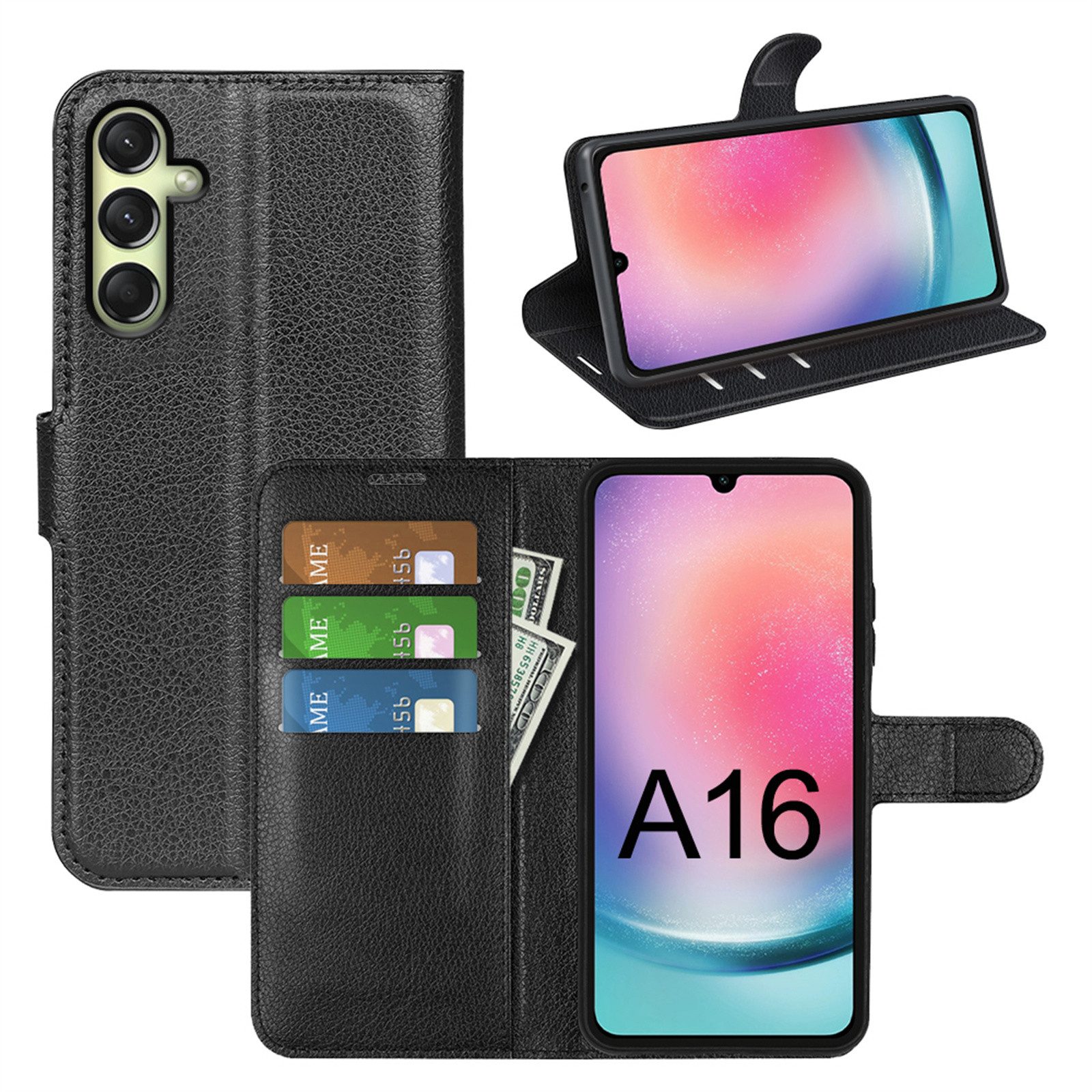 betterfon Handyhülle für Samsung Galaxy Klapphülle mit Kartenfächern Magnetverschluss, Wallet Case mit Kartenfächern & Magnetverschluss