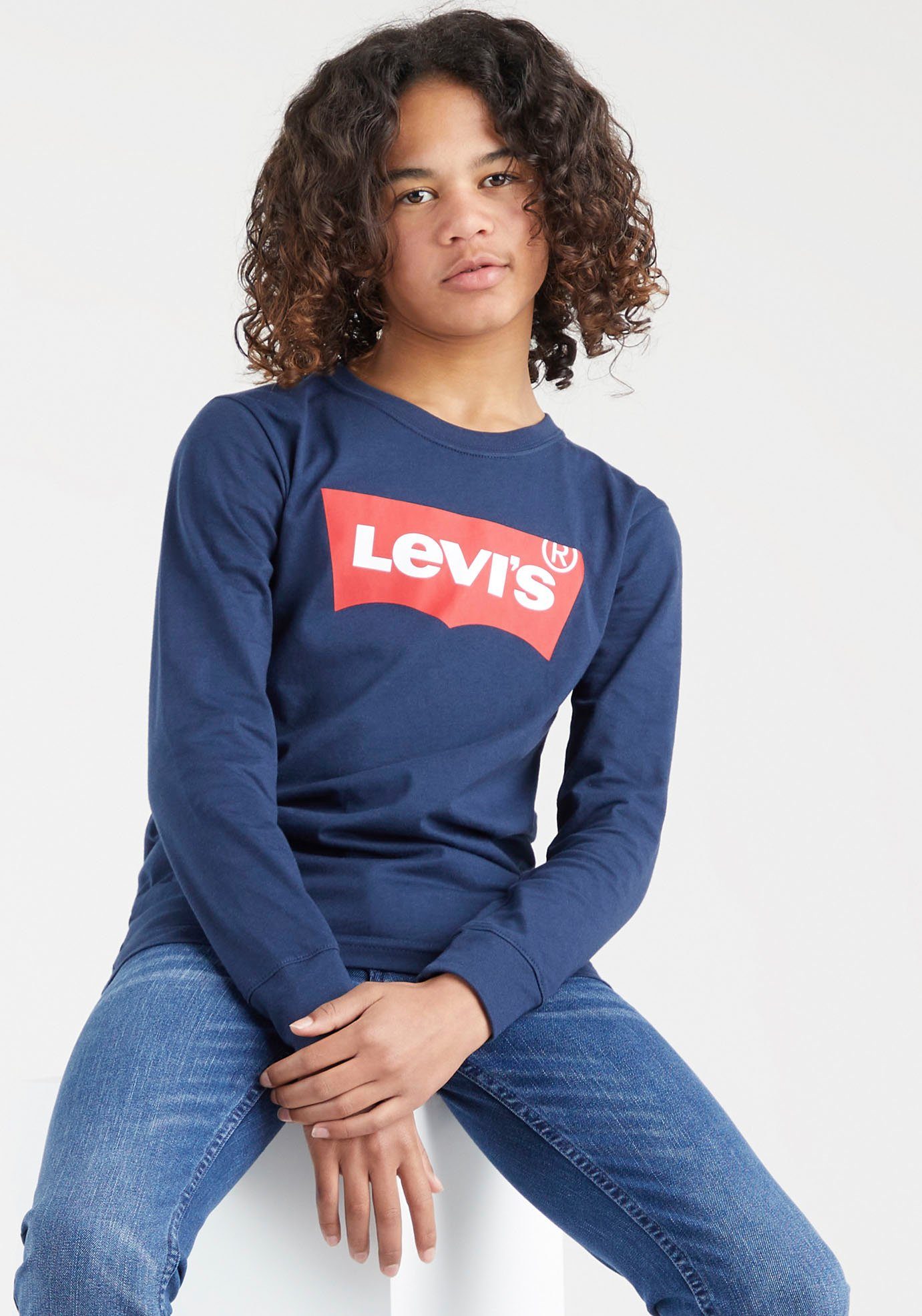 TEE for BATWING BOYS L/S blues Levi's® Kids Langarmshirt