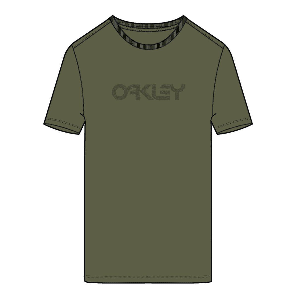 Oakley T-Shirt T-Shirts (1-tlg) Oakley Dark T-Shirt - Brush S- Reverse New