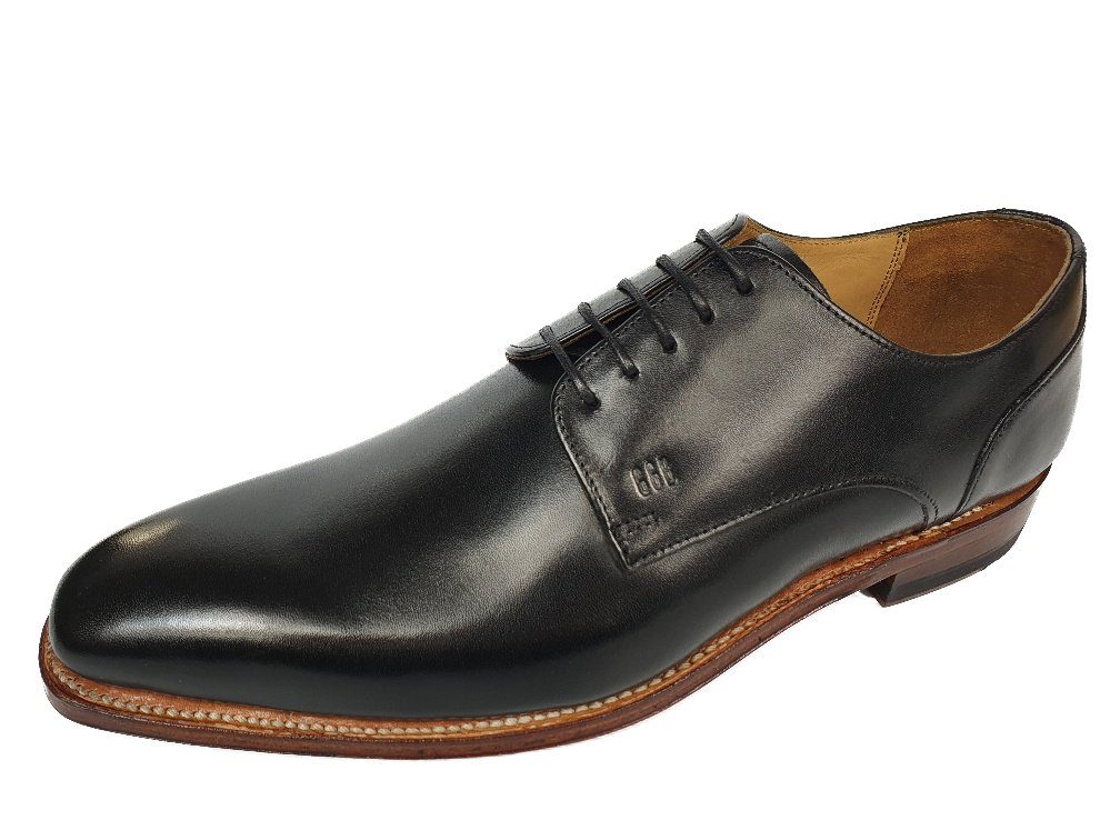 GORDON & BROS G&B 4374-Milan Schnürschuh Rahmengenäht, Goodyear Welted, Ledersohle, eleganter Schnürschuh