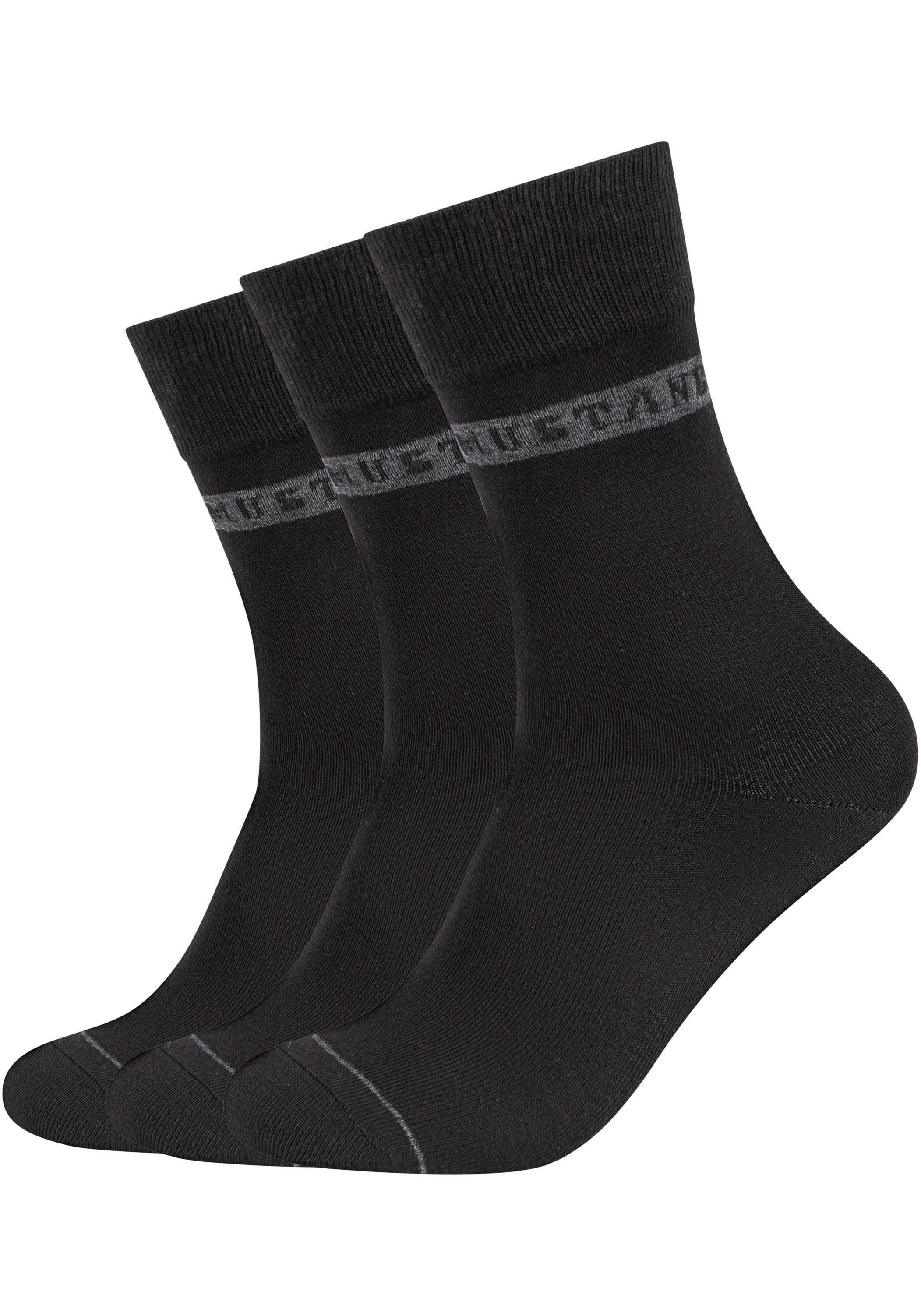 MUSTANG Socken "casual", (6 Paar), weicher und elastischer Komfortbund günstig online kaufen
