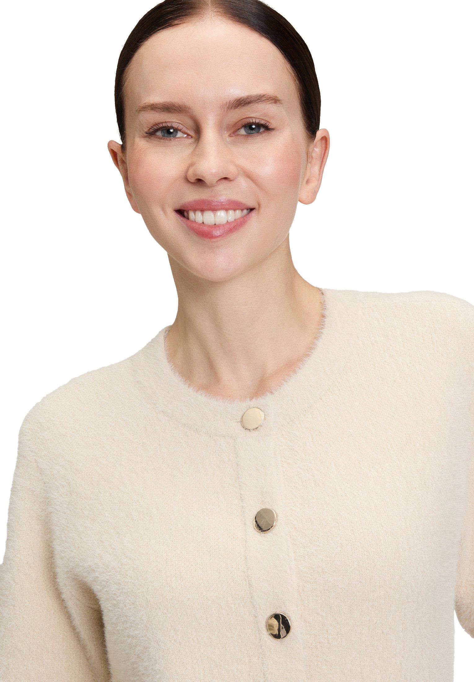 Betty Barclay Strickjacke Damen mit Knopfleiste (1-tlg)