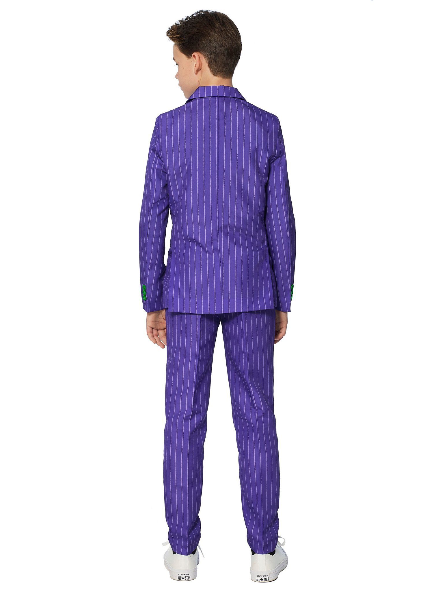 SuitMeister Partyanzug SuitMeister Boys The Joker Kostüm Anzug für Kinder, Sorgt für ein bleibendes Lächeln: cooler Anzug für schräge Schurken