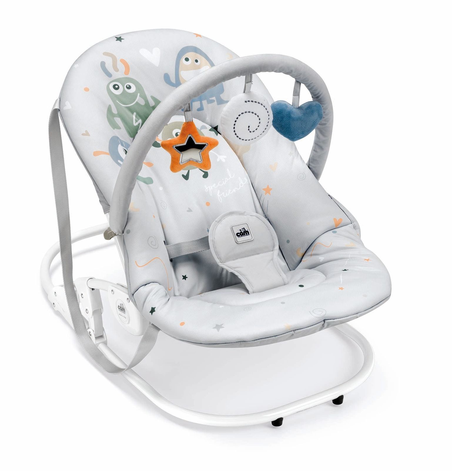 Babywippe CAM Wippe Schaukel mit Spielbogen