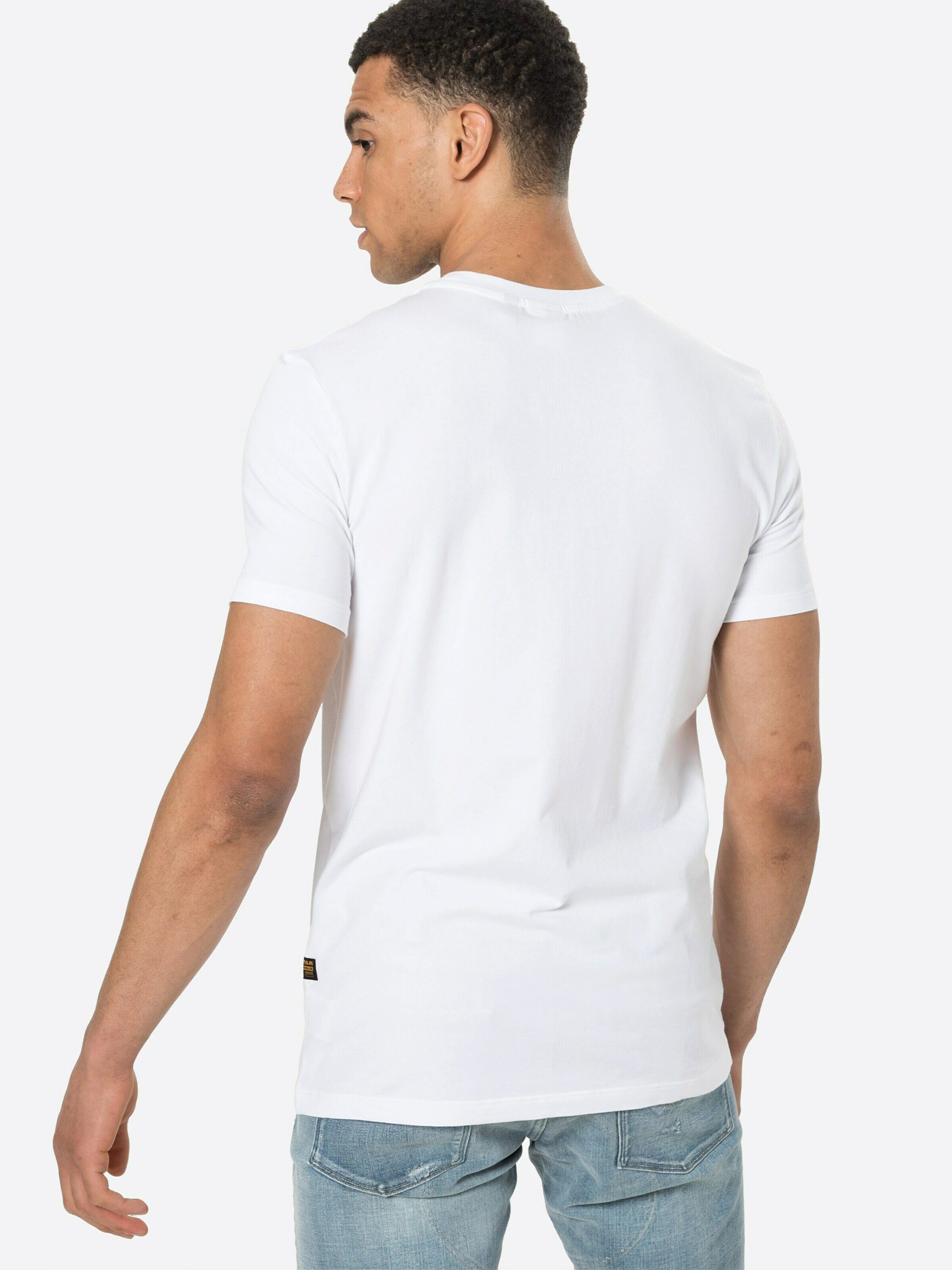 (1-tlg) T-Shirt G-Star White RAW