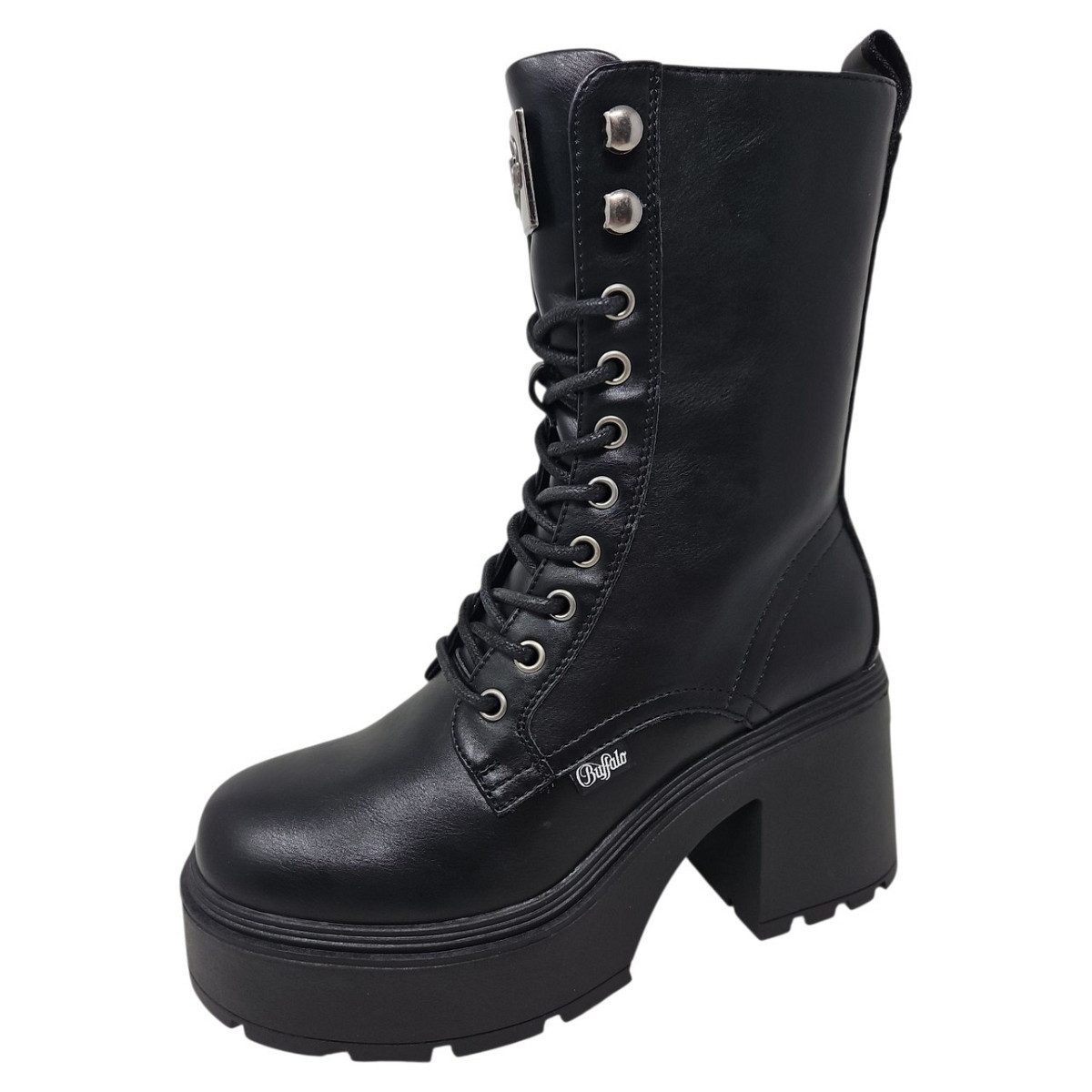Buffalo Mila LaceUp Mid Stiefelette