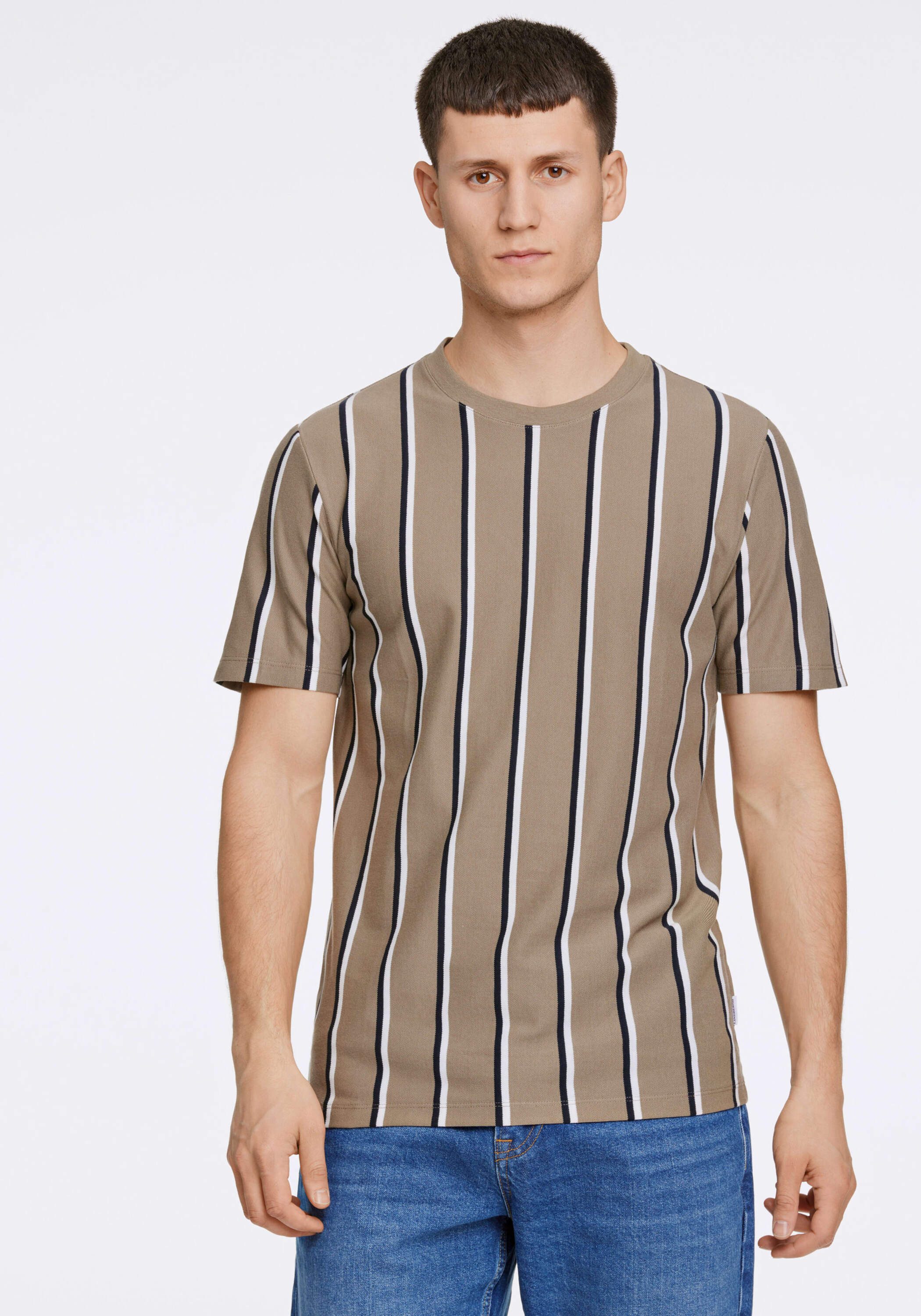 LINDBERGH Kurzarmshirt T-Shirt (Kurzarm) Relaxed Fit