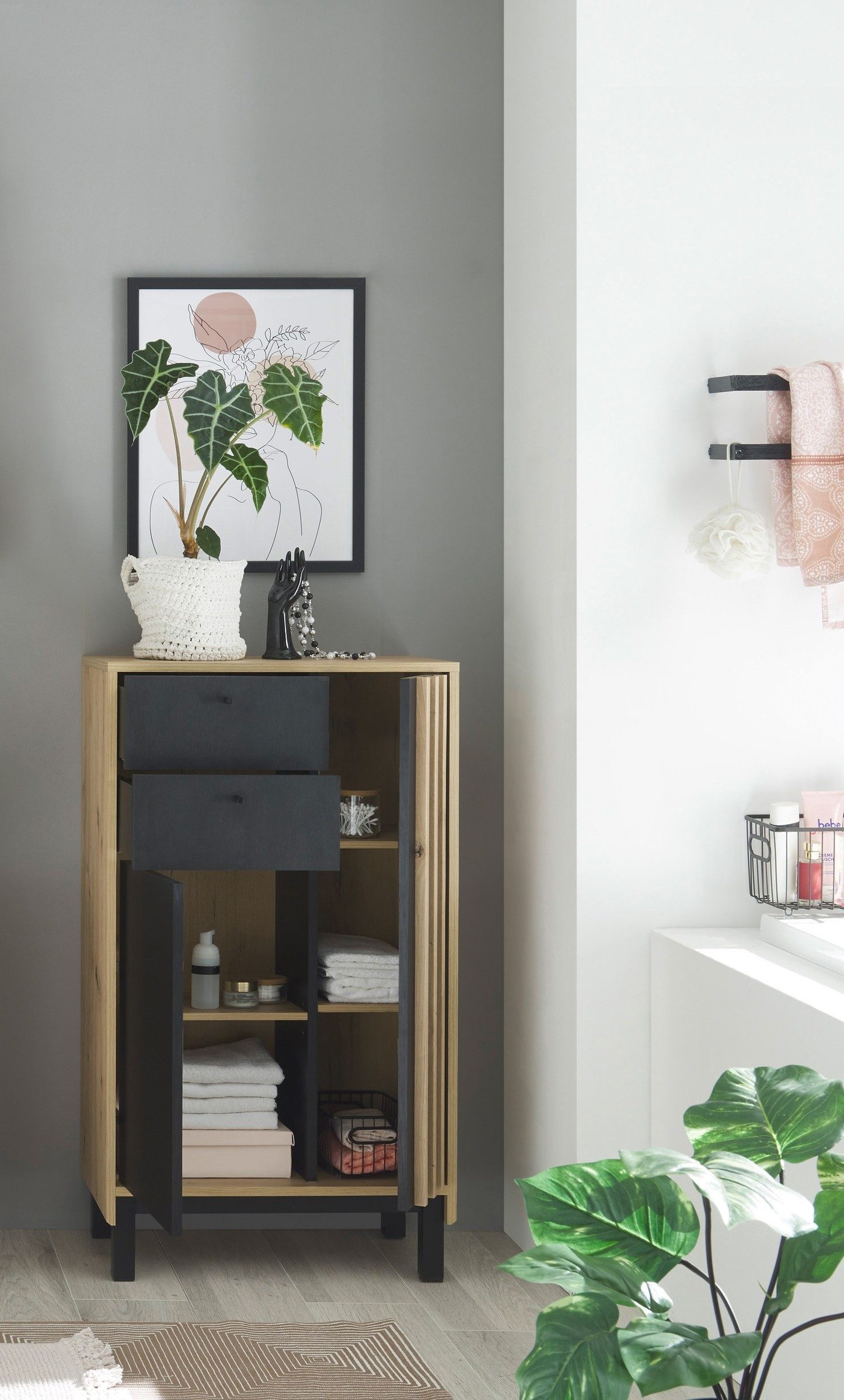 BEGA BBK Badkommode 60 x 106 x 32 cm (B/H/T)