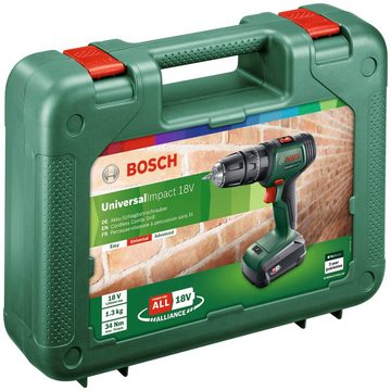 Bosch Home & Garden Akku-Schlagbohrschrauber UniversalImpact 18V, max. 1450 U/min, mit Akku und Ladegerät