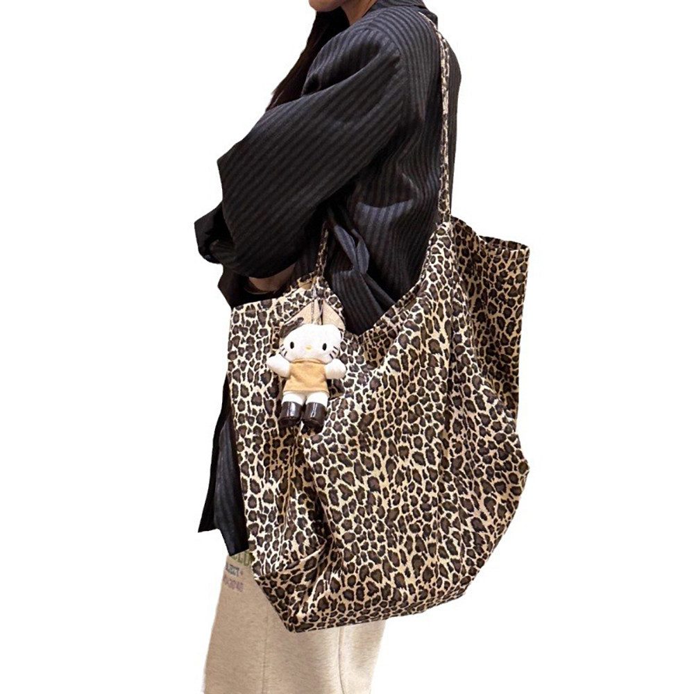Luckice Umhängetasche Damen Schultertasche Schultertasche mit Leopardenmust günstig online kaufen