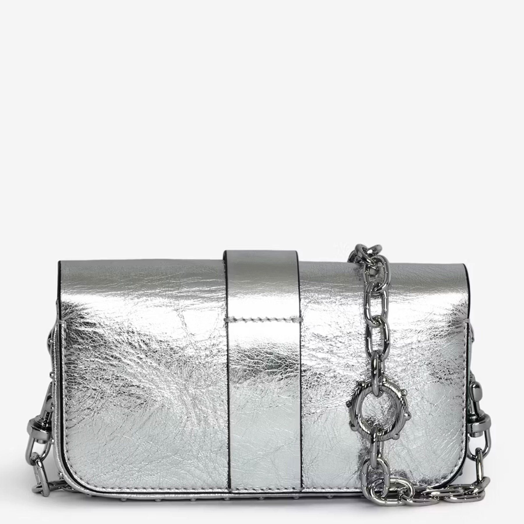 ZADIG & VOLTAIRE Umhängetasche ZADIG&VOLTAIRE Tasche KATE WALLET VINTAGE METAL - Silber