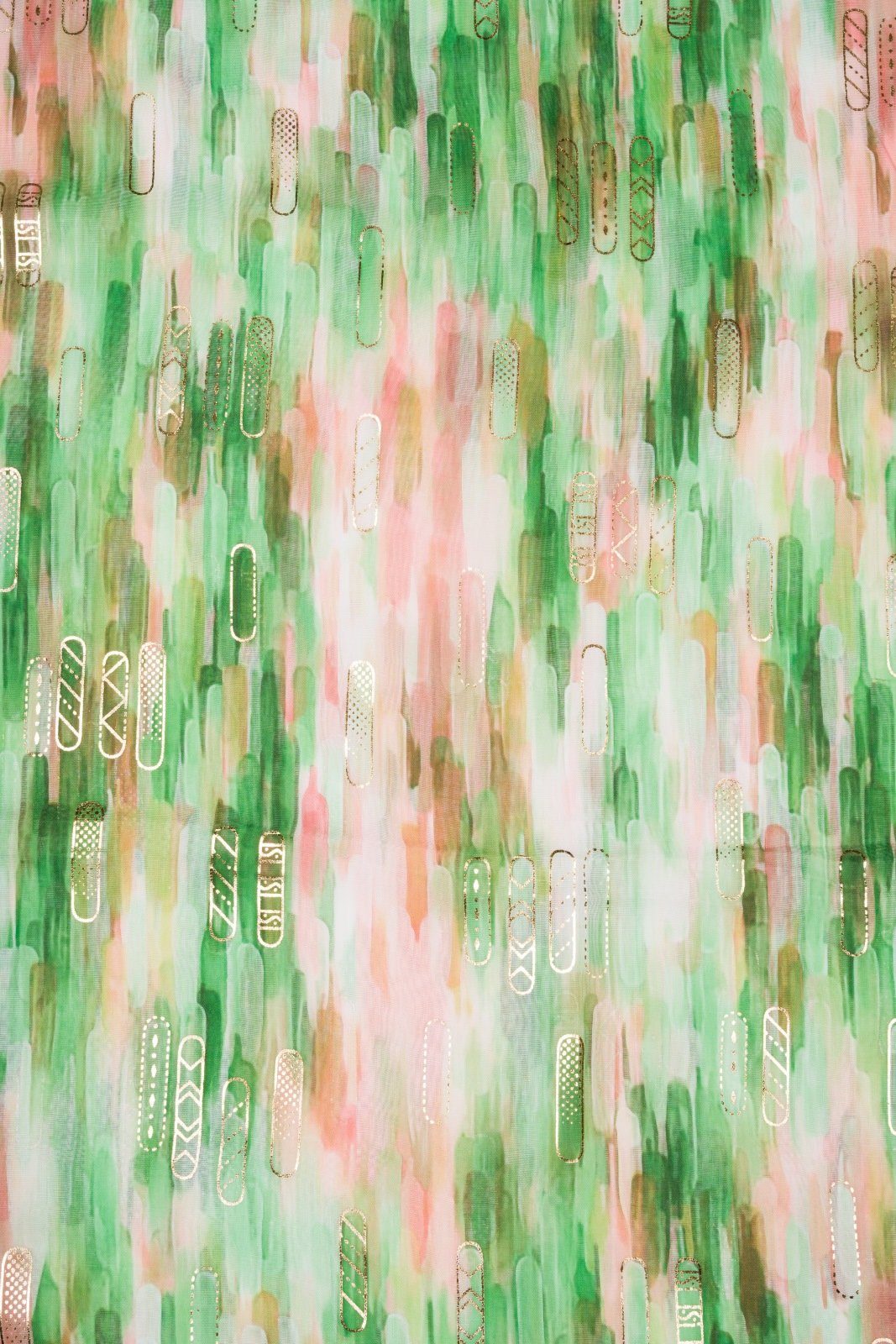 styleBREAKER Modeschal Leichter Schal mit Streifen Farbverlauf Metallic, (1 günstig online kaufen