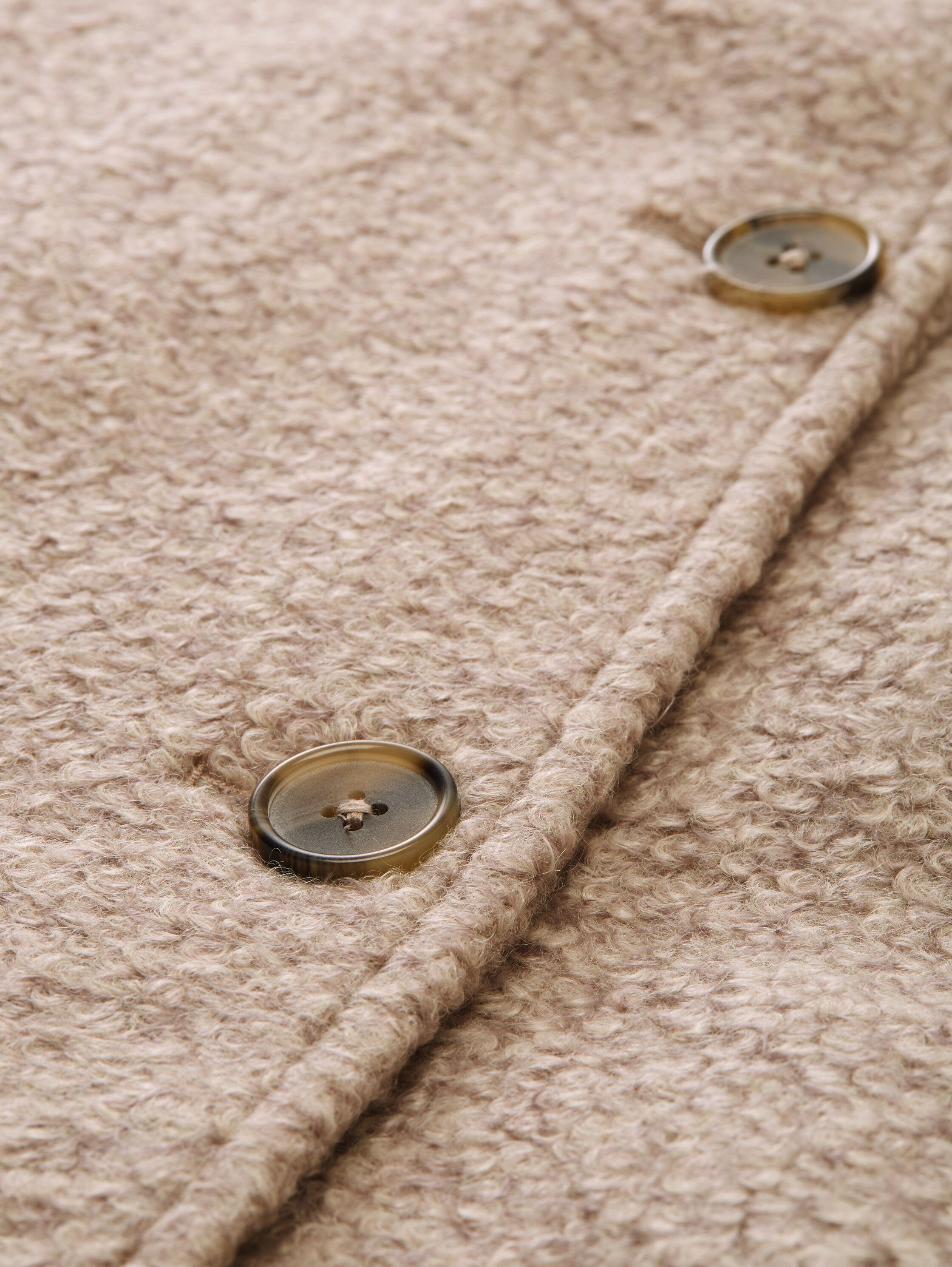 TOM TAILOR Anorak Bouclé Cape Jacke im 2-in-1-Look günstig online kaufen