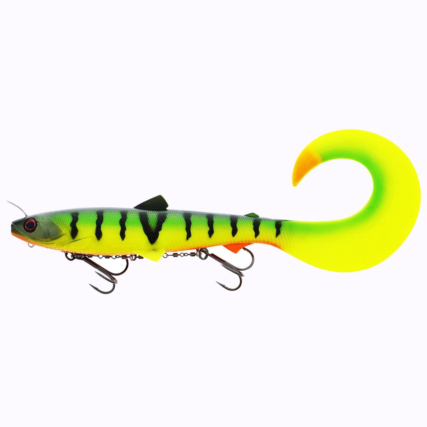 Kunstköder Westin Bullteez Curltail Inline 33cm 230g Sinking - Gummifisch
