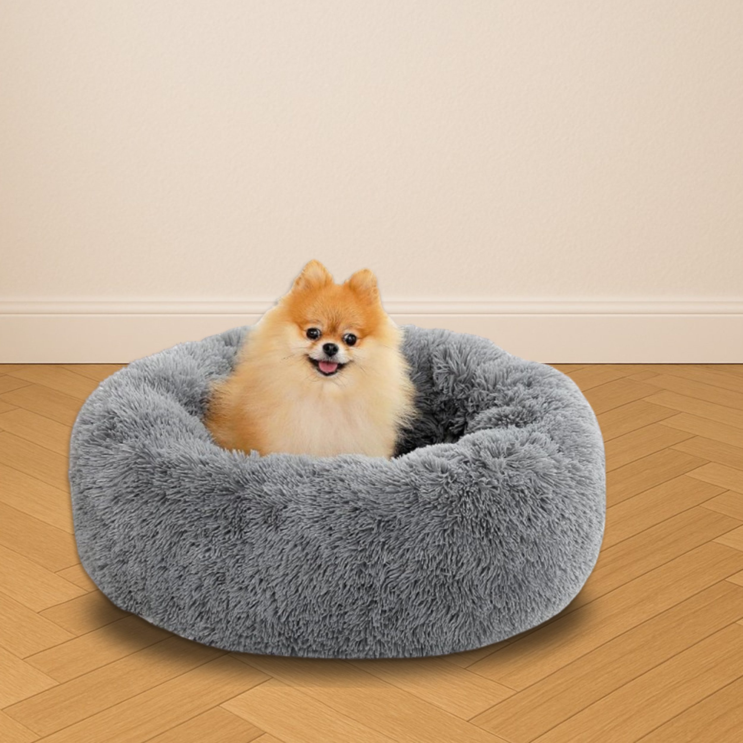 Best for Home Hundebett Best For Home – Kuscheliges Donutbett für Hund & Katze, Weich & Bequem