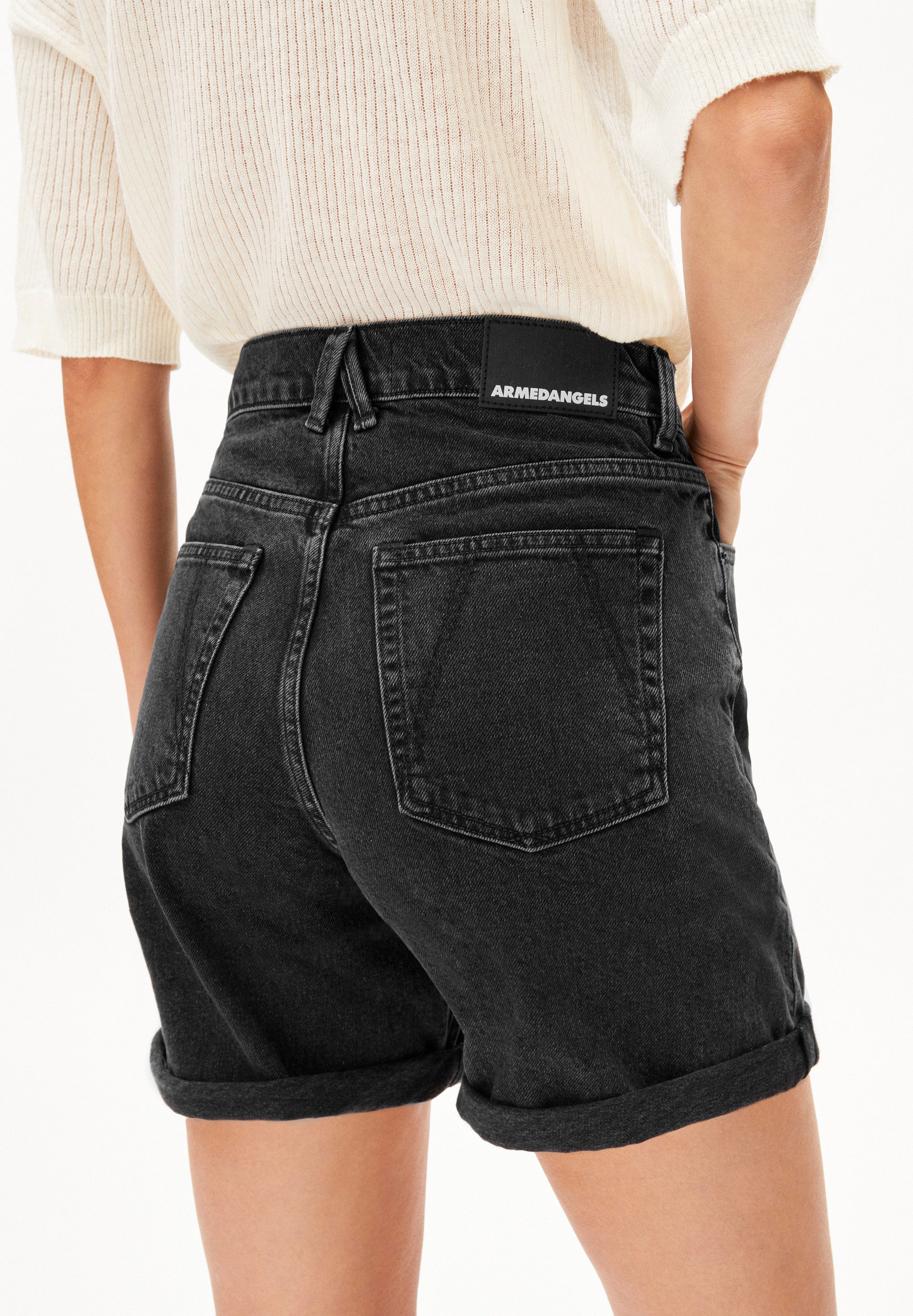 Armedangels Shorts SHEAARI Jeans Shorts aus recycelter Baumwolle (Regular Fit)