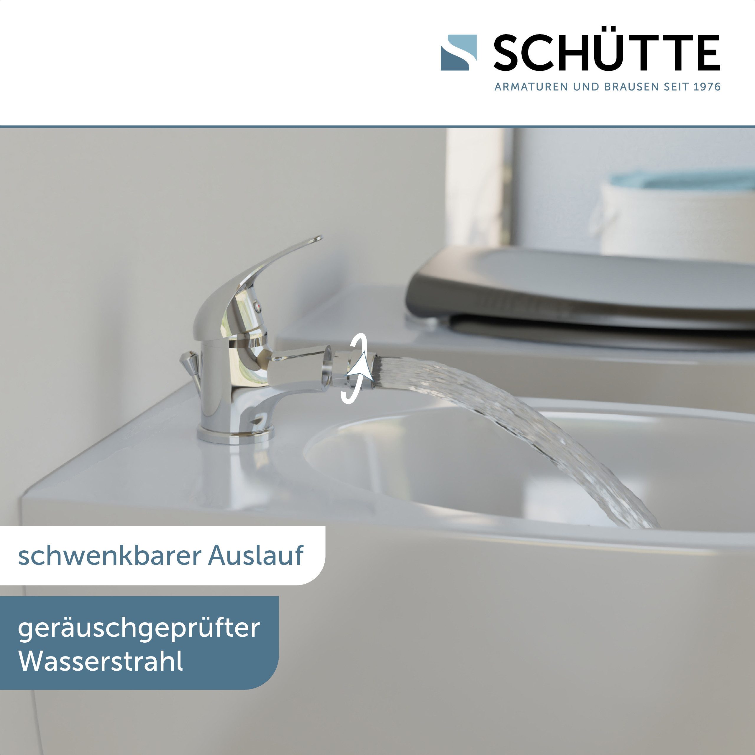 Schütte Bidetarmatur Athos zierlich, Chrom