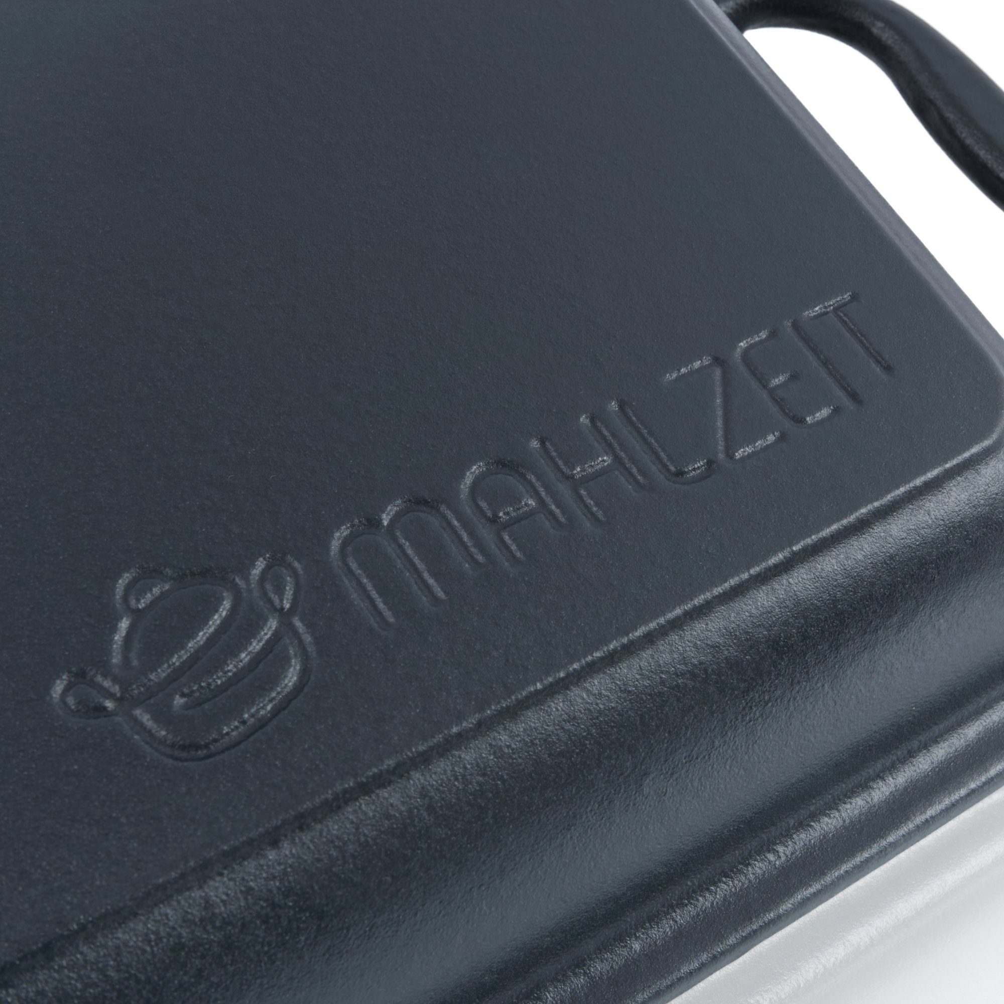 Mahlzeit Bräter Gusseisen, mit Deckel, emailliert, 4,8 Liter, Blue Berry, 2in1, Gusseisen