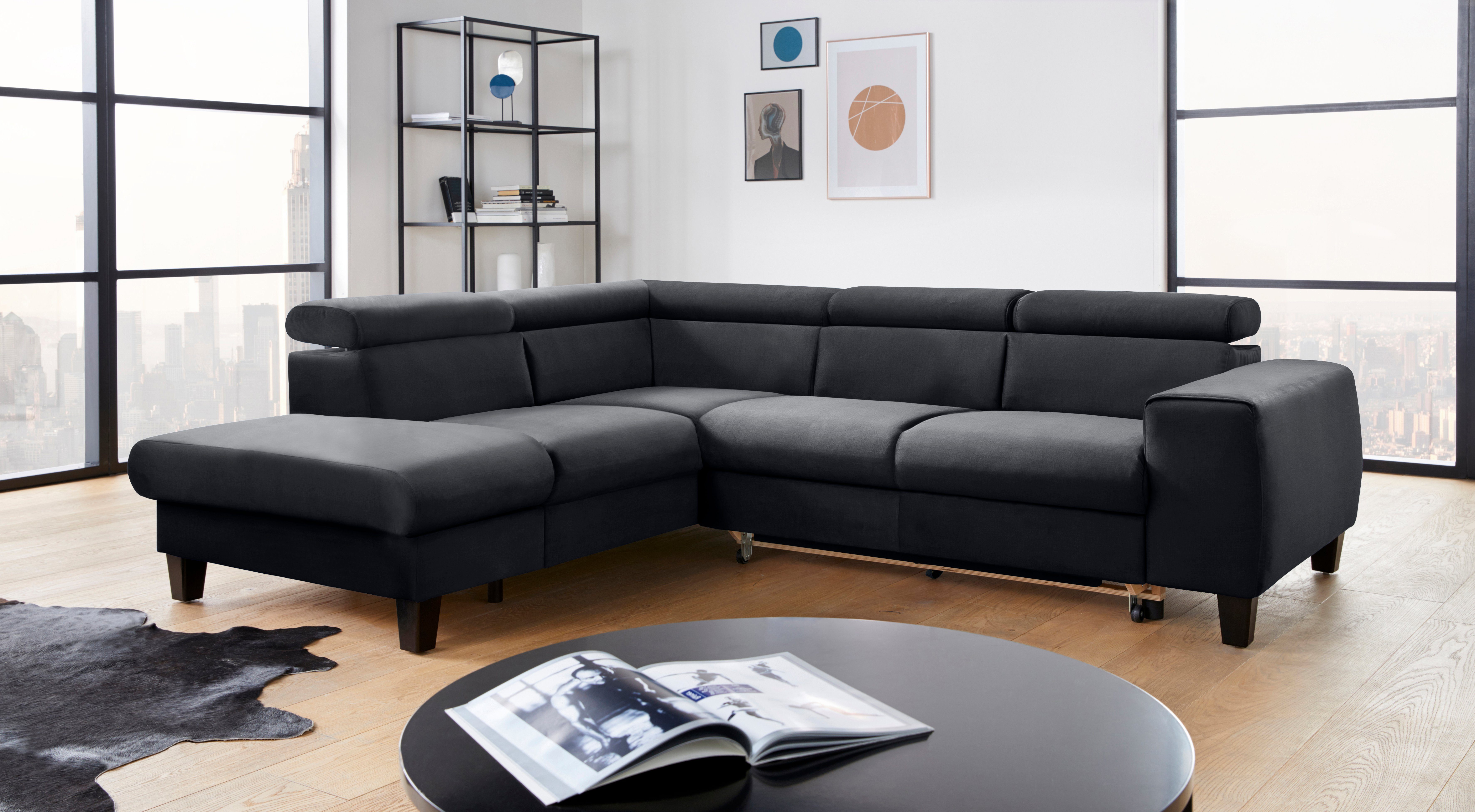 COTTA Ecksofa Morven L-Form mit Kopfteilverstellung, günstig online kaufen