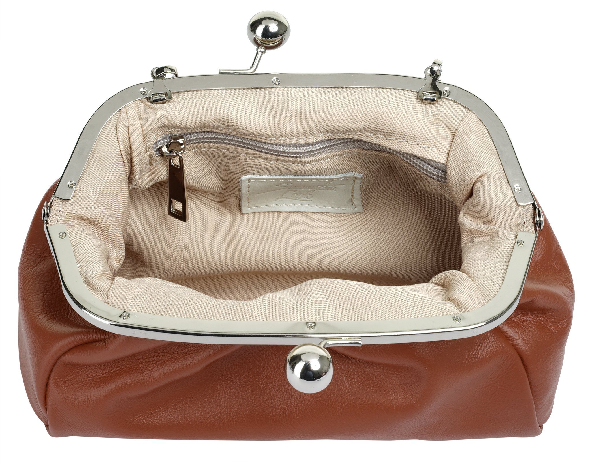 Samantha Look Umhängetasche (1-tlg), echt Leder, Made in Italy