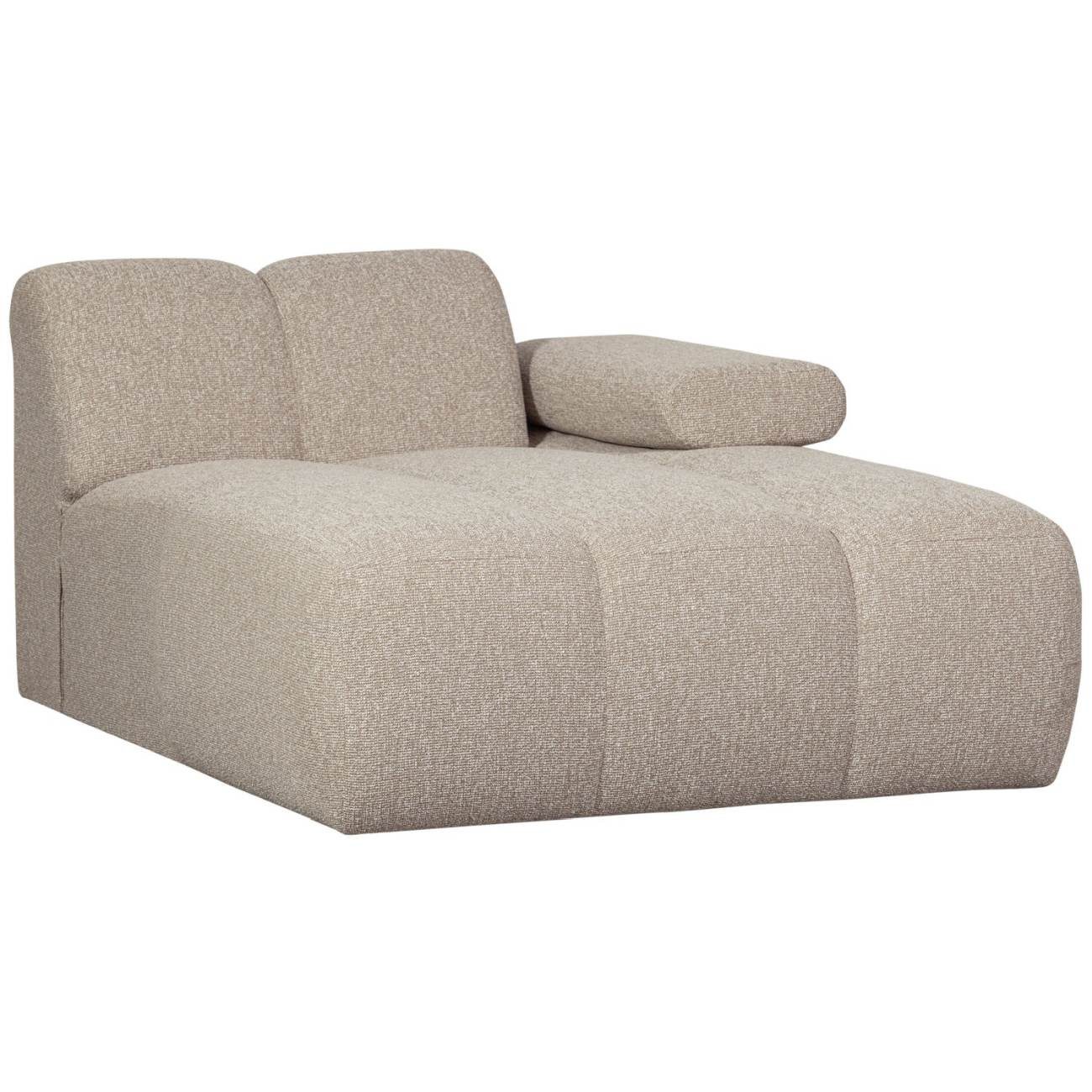 WOOOD Sofa Modulsofa Mojo Boucle Chaiselongue-Rechts, Beige