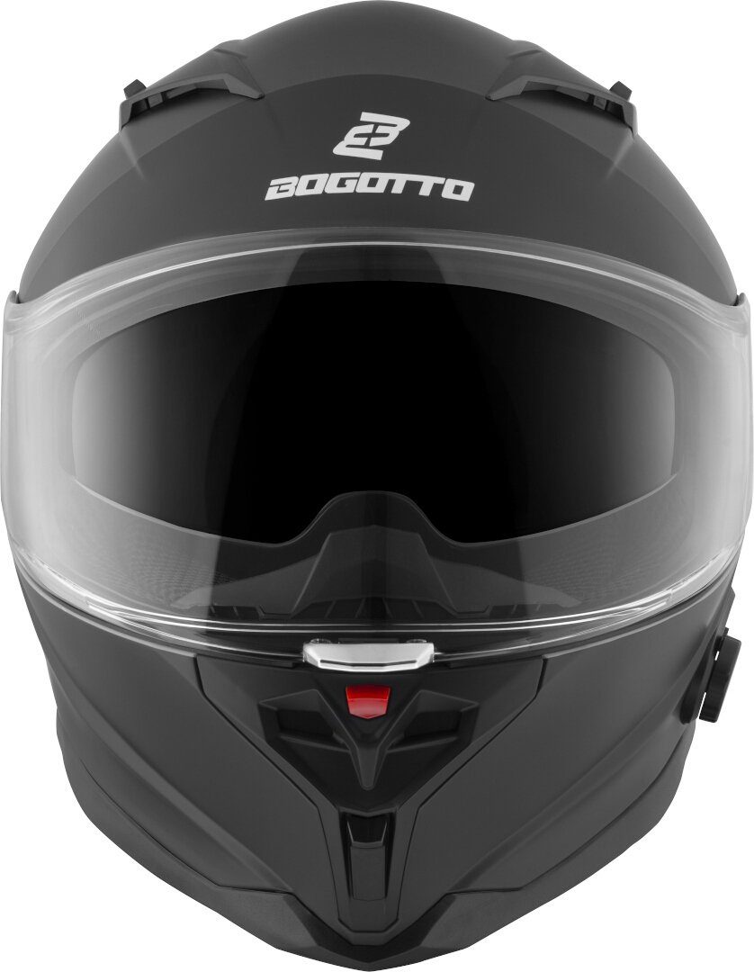 Bogotto Motorradhelm H153 BT SPN Bluetooth Helm, integriertes Kommunikationssystem,geeignet für Brillenträger,vorb