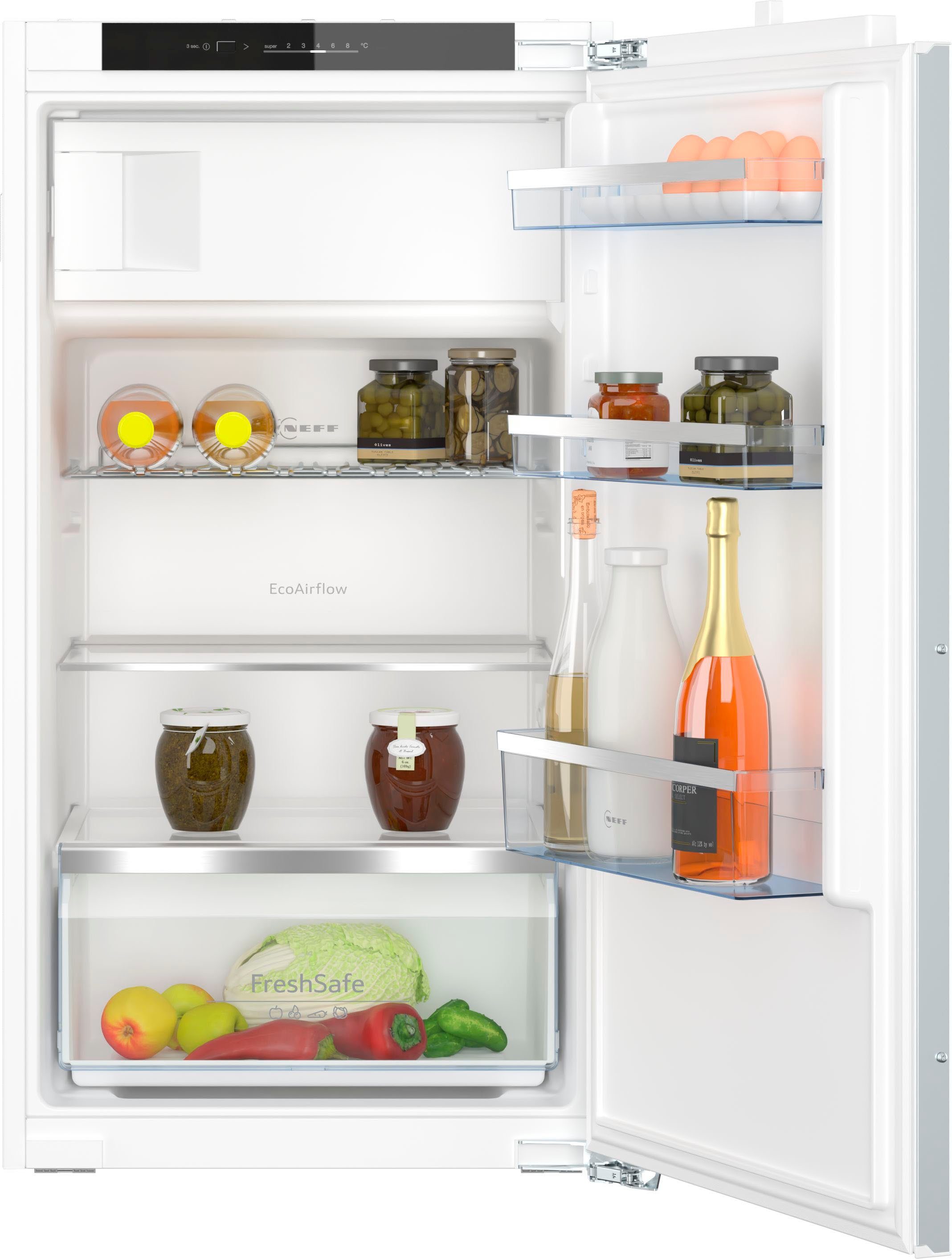NEFF Einbaukühlschrank KI2322FE0, 102,1 cm hoch, 56 cm breit, Fresh Safe –  Schublade für flexible Lagermöglichkeiten von Obst und Gemüse | Kühlschränke