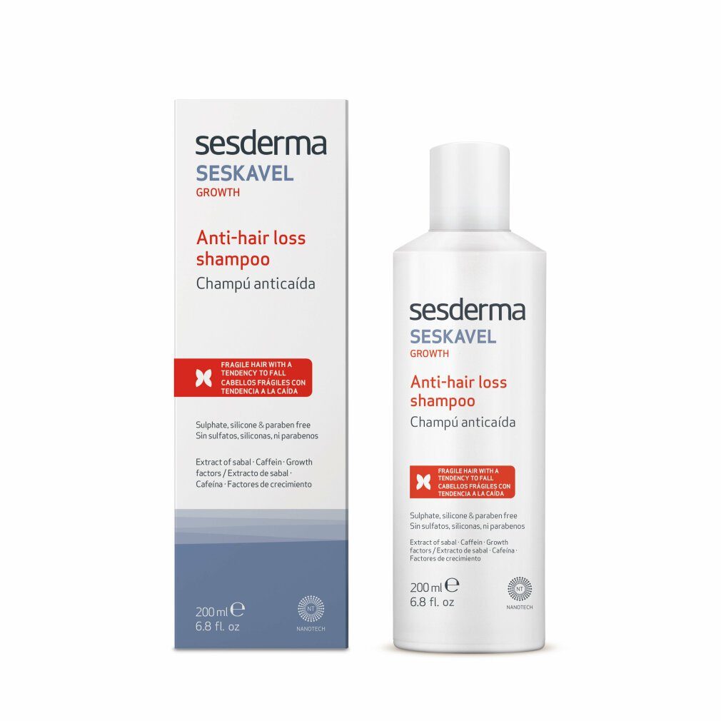 Sesderma Haarshampoo SESKAVEL GROWTH champú anticaída 200ml