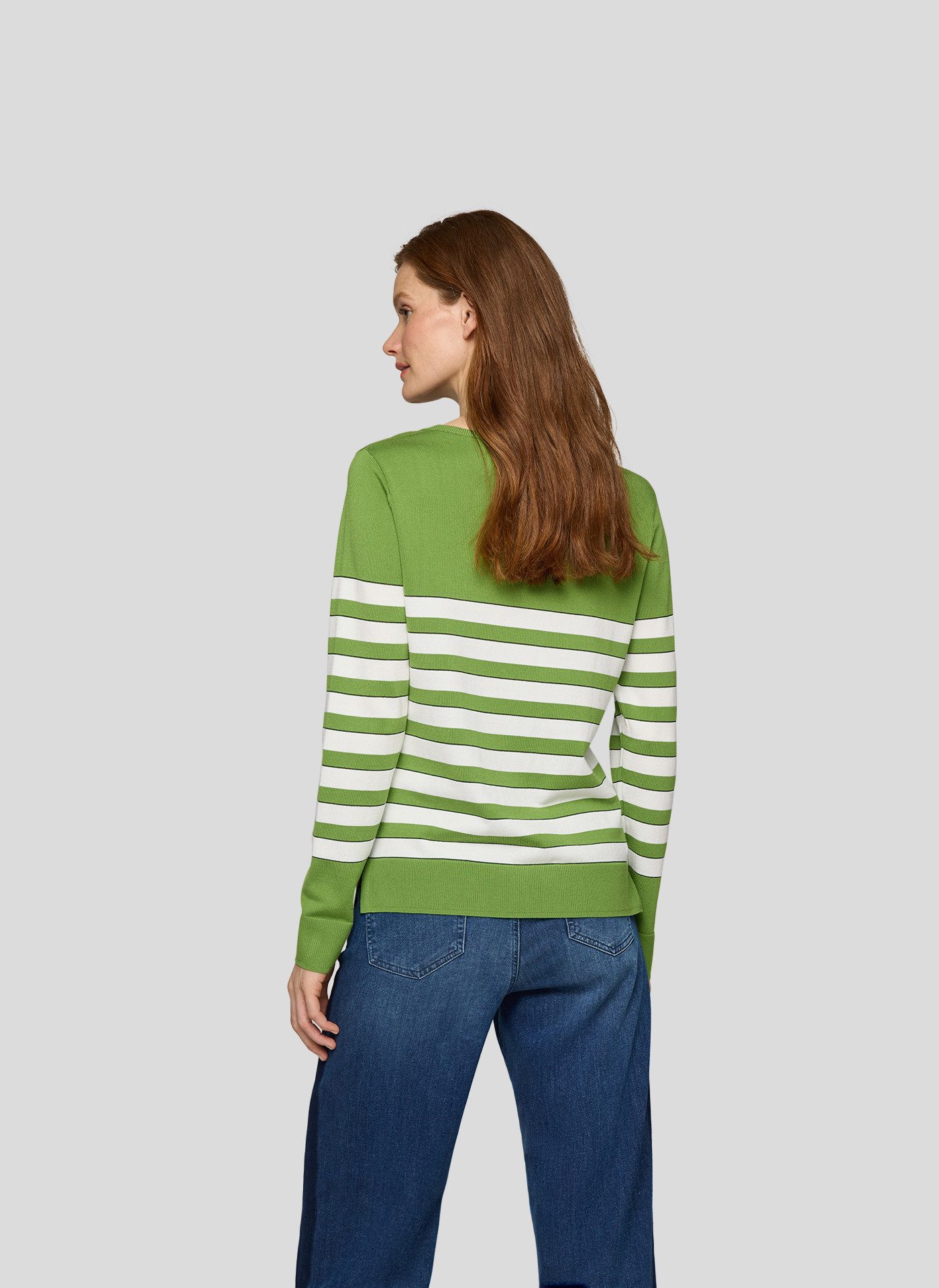 Rabe Strickpullover im Streifen-Look