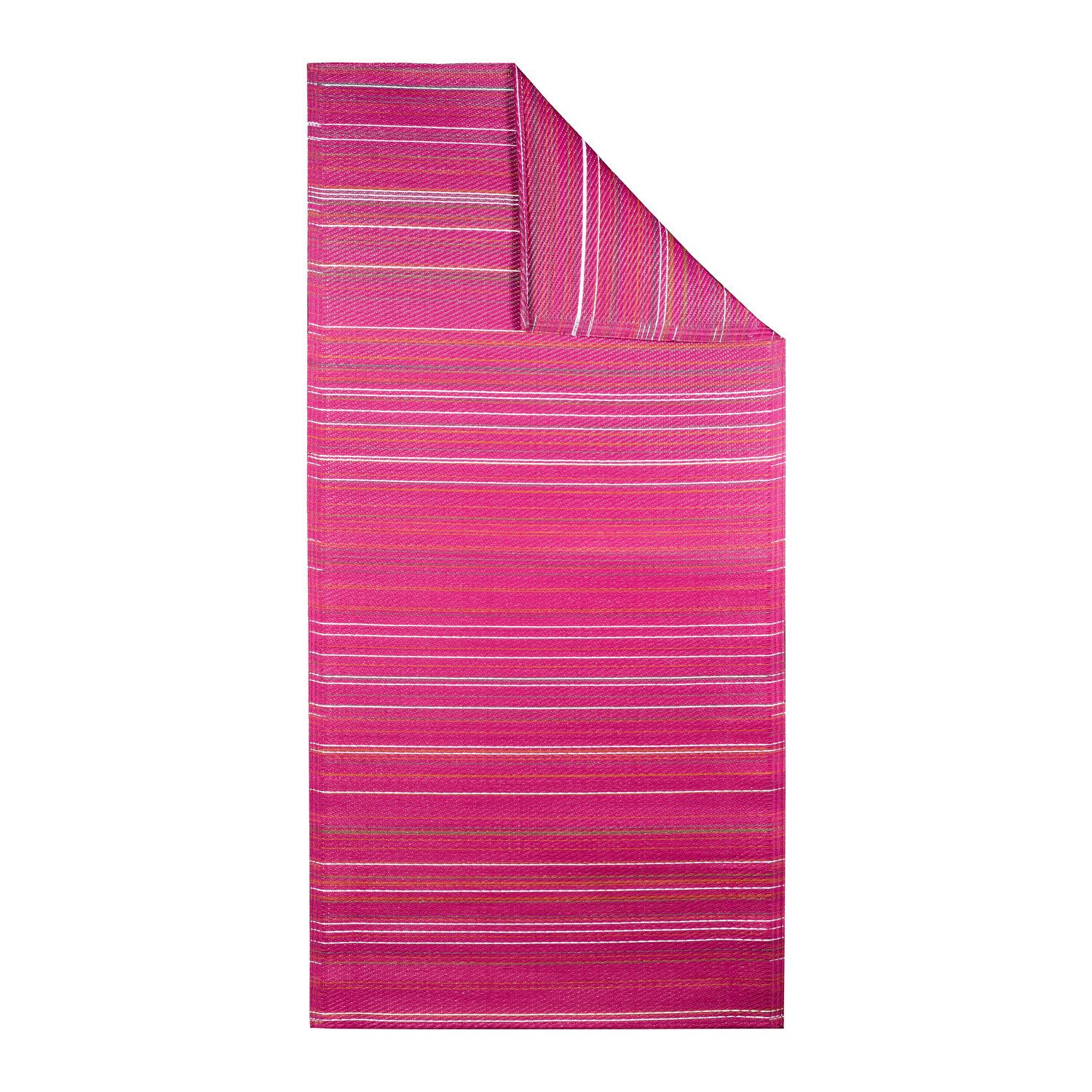 Marrakesch Orient & Mediterran Interior Outdoorteppich Outdoor-Läufer Jakinta aus Polypropylen, wetterfest, in Pink 180 cm, Höhe: 10 mm – Bild 4 von 5