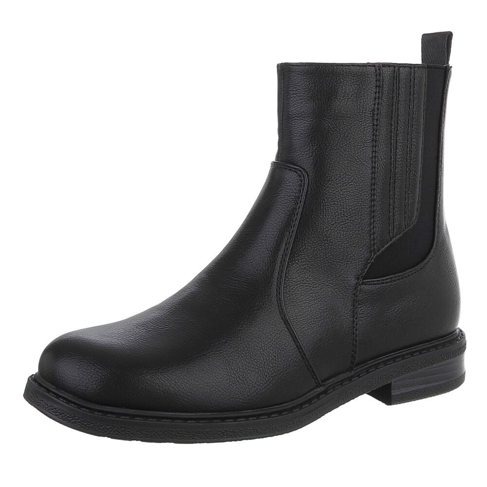 Ital-Design Vielseitige Damen Stiefel mit elastischen Einsätzen Stiefelette günstig online kaufen