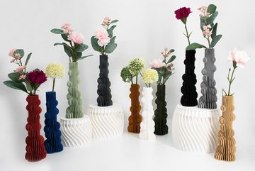 Shapes - Decorations Dekovase Bubble Two - Exclusive by Martin Žampach, Vase, 10 Farben, 3D-Druck (Einzelmodell, Vase mit Borosilikatglas zur Nutzung mit Wasser), Wasserdicht; Leichte Struktur innerhalb des Materials (Rillung)