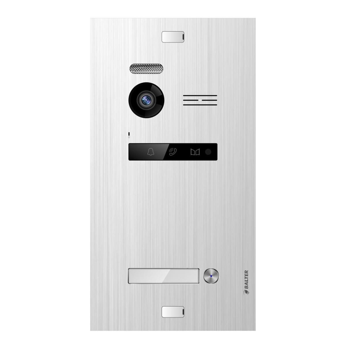 Balter Video-Türsprechanlage EVO Silber Video Türsprechanlage 2-Draht Wifi 4 Familienhaus