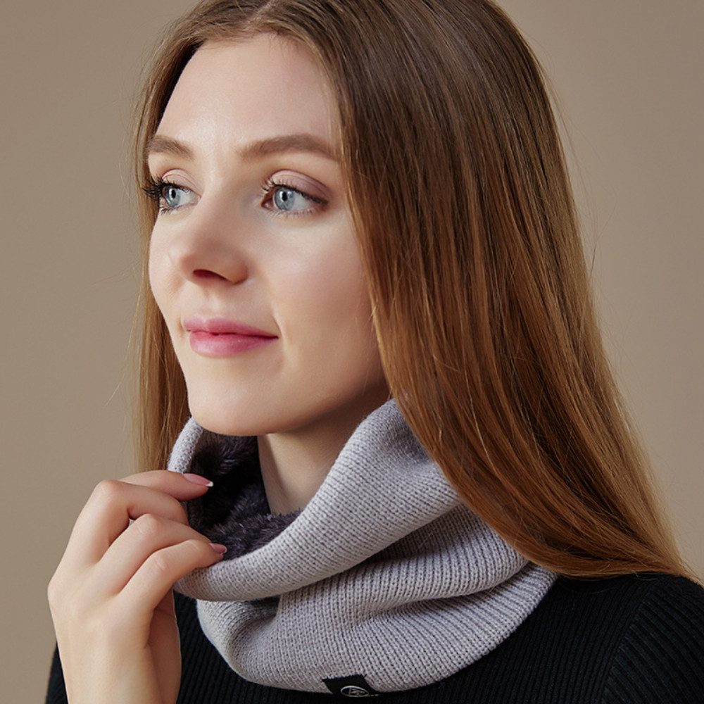 Blusmart Halswärmer Warme Schals für Männer und Frauen, Schlauchschal, Winterschal, Fleece, Unisex